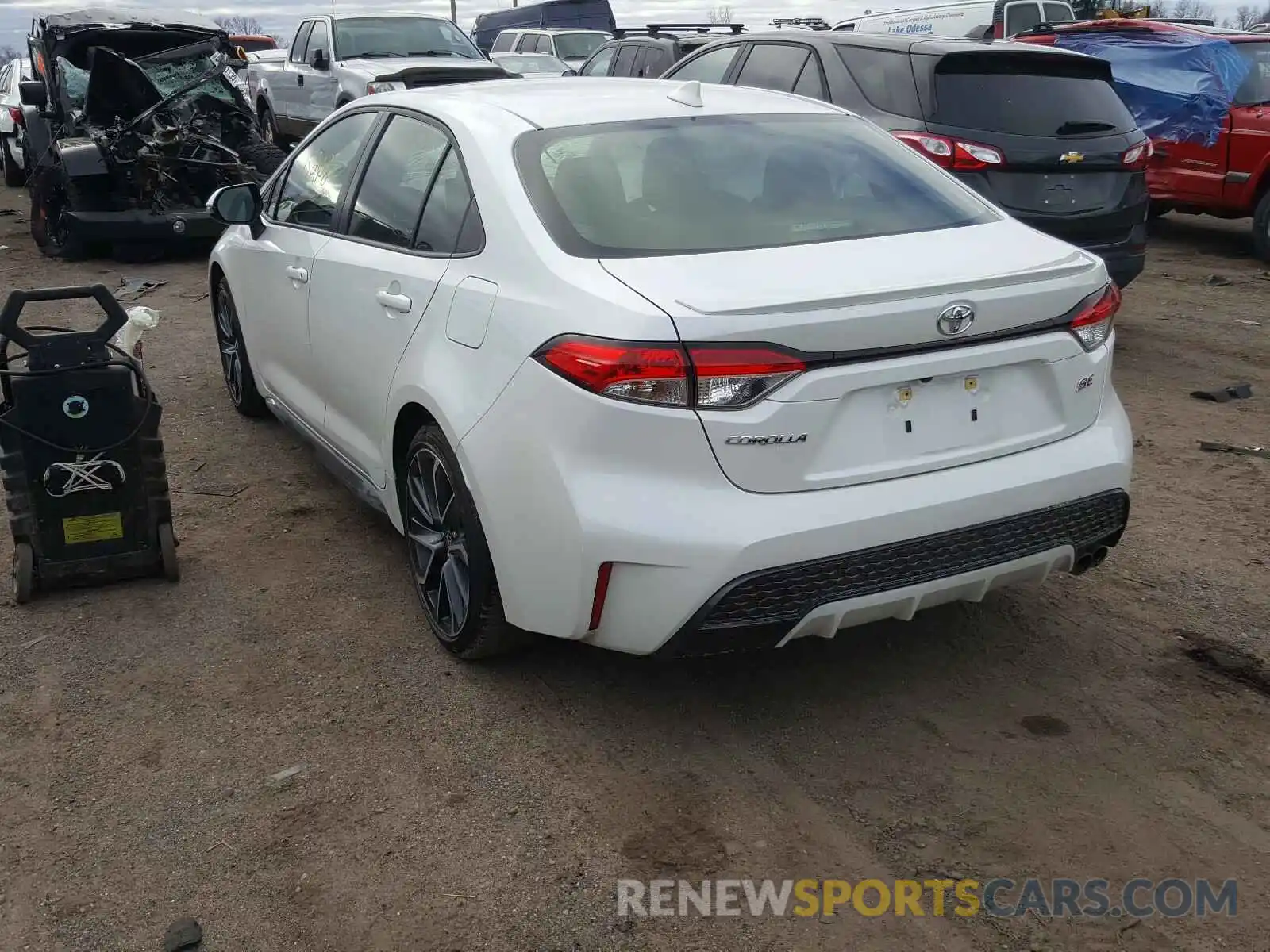 3 Photograph of a damaged car JTDP4RCE1LJ050418 TOYOTA COROLLA 2020