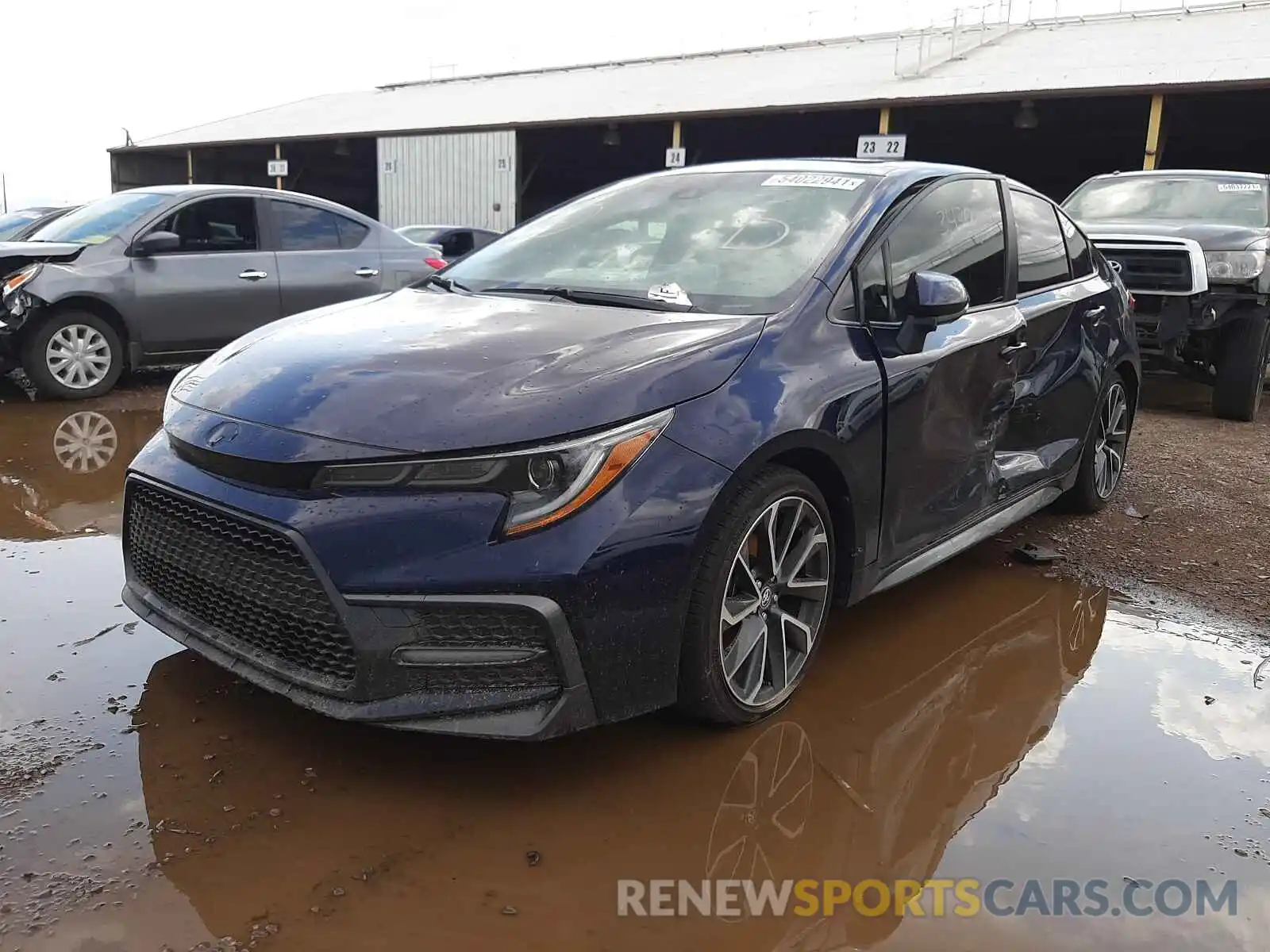 2 Photograph of a damaged car JTDP4RCE2LJ000465 TOYOTA COROLLA 2020