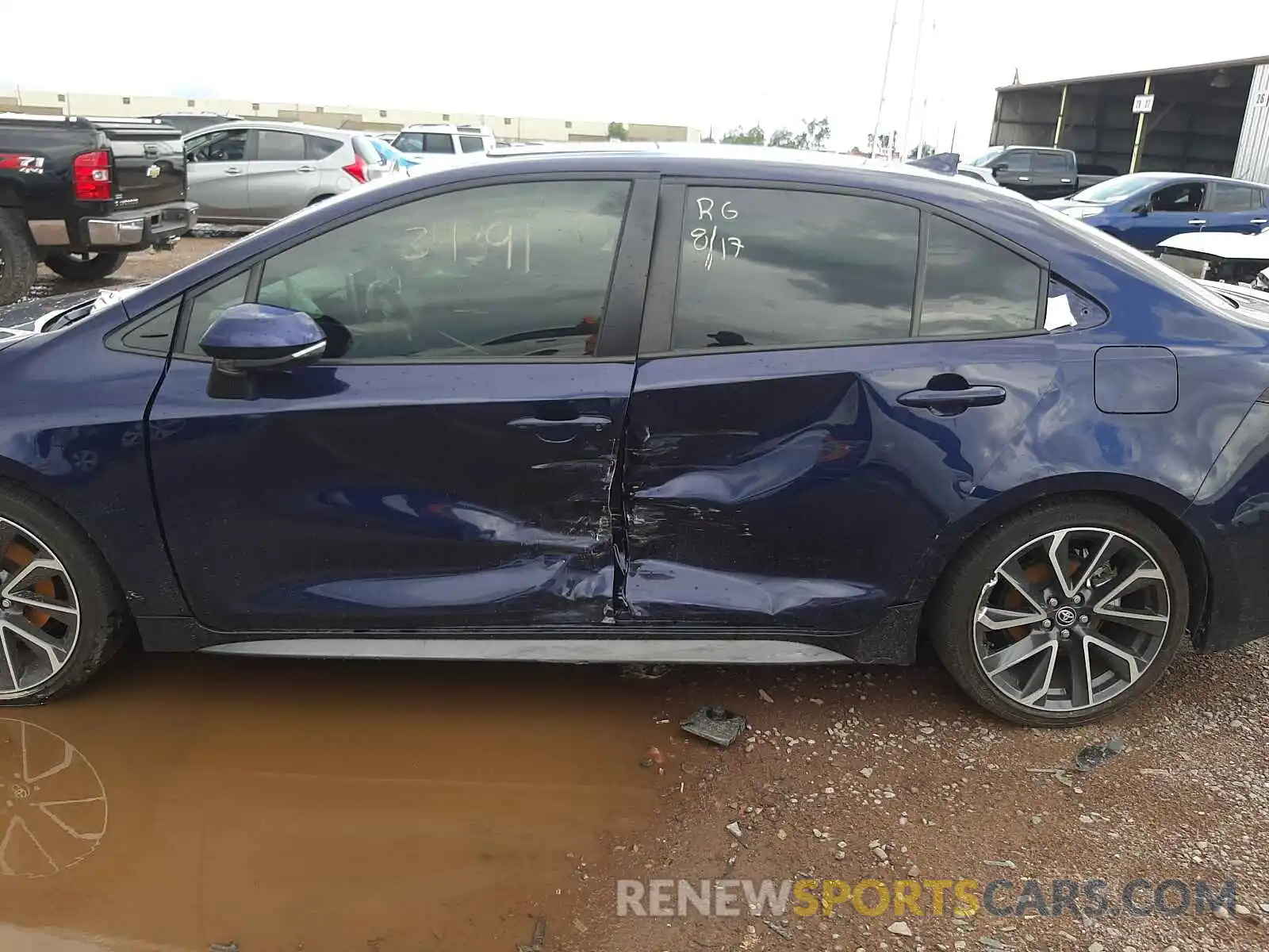 9 Photograph of a damaged car JTDP4RCE2LJ000465 TOYOTA COROLLA 2020