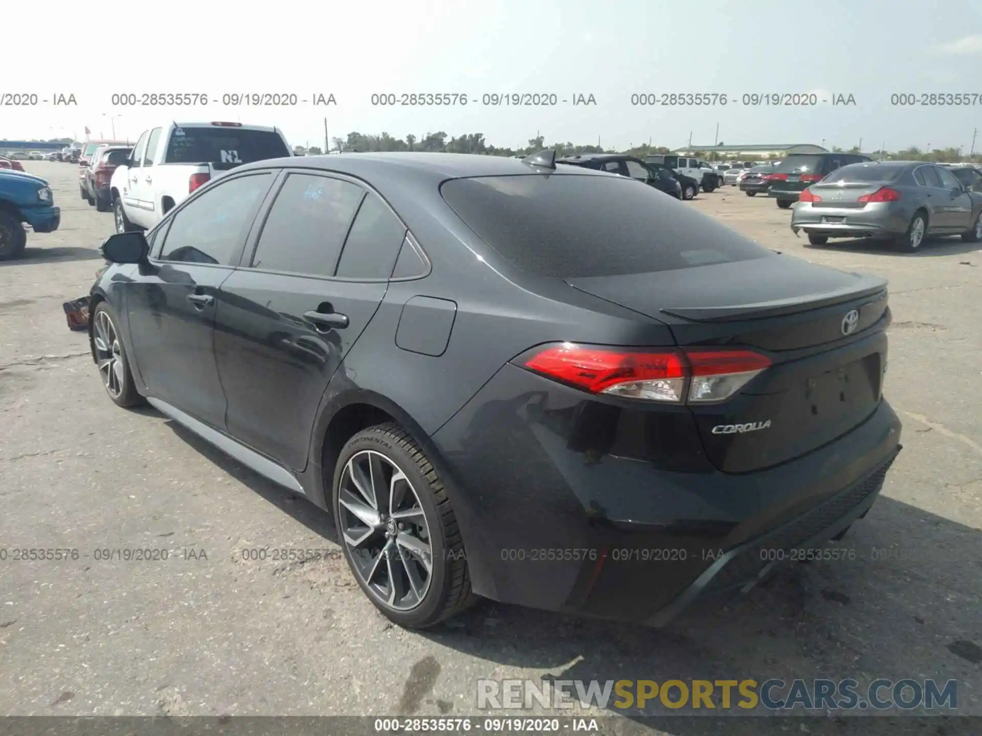 3 Photograph of a damaged car JTDP4RCE2LJ001504 TOYOTA COROLLA 2020