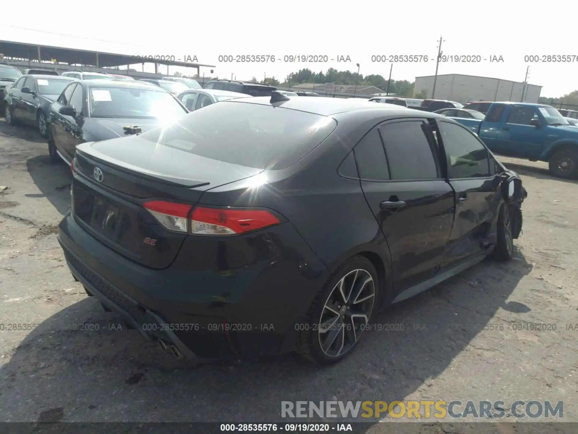 4 Photograph of a damaged car JTDP4RCE2LJ001504 TOYOTA COROLLA 2020