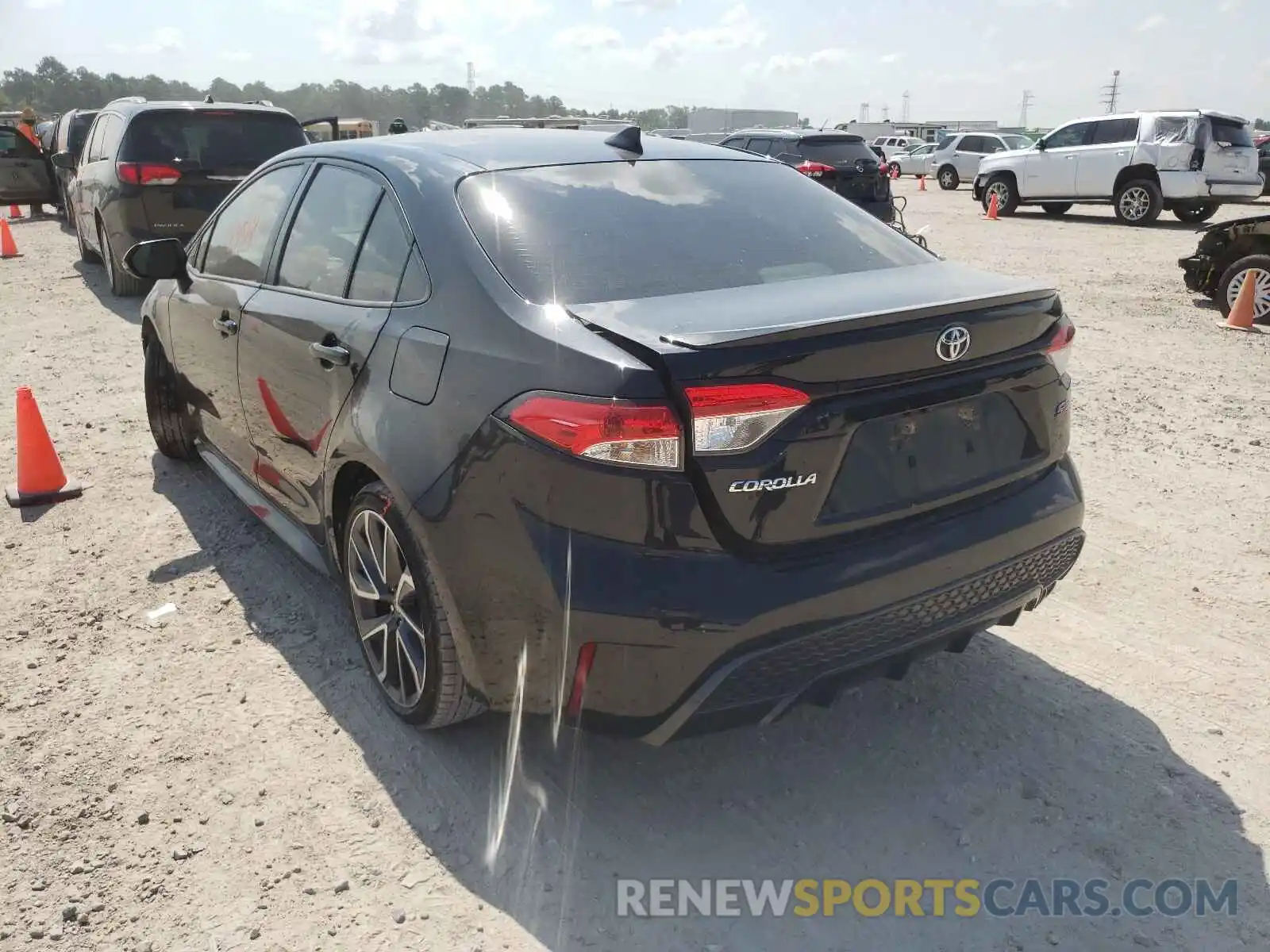 3 Photograph of a damaged car JTDP4RCE2LJ001793 TOYOTA COROLLA 2020