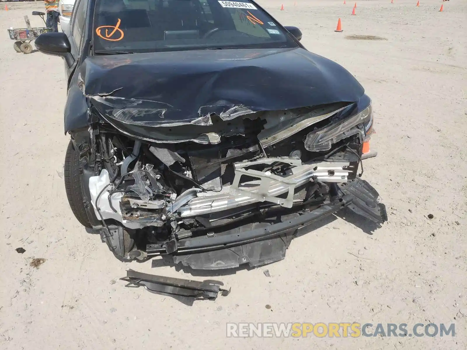 9 Photograph of a damaged car JTDP4RCE2LJ001793 TOYOTA COROLLA 2020