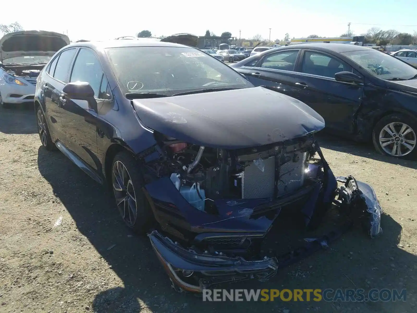 1 Photograph of a damaged car JTDP4RCE2LJ002149 TOYOTA COROLLA 2020