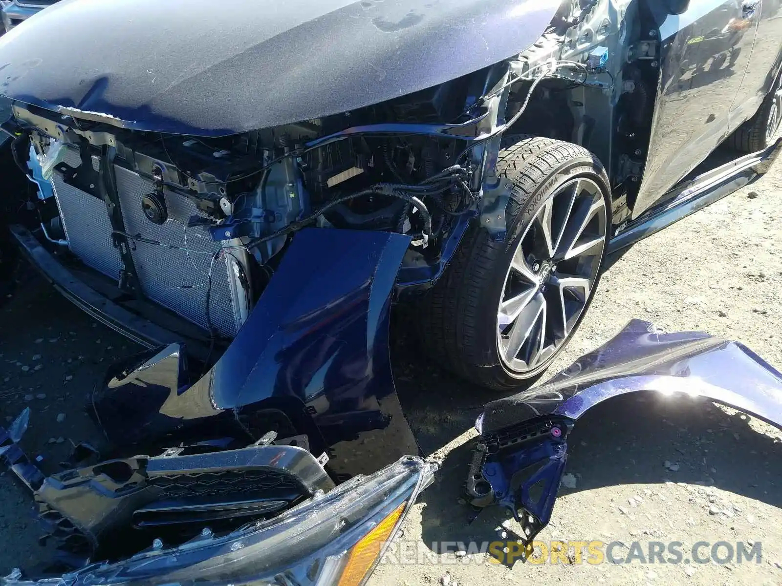 9 Photograph of a damaged car JTDP4RCE2LJ002149 TOYOTA COROLLA 2020