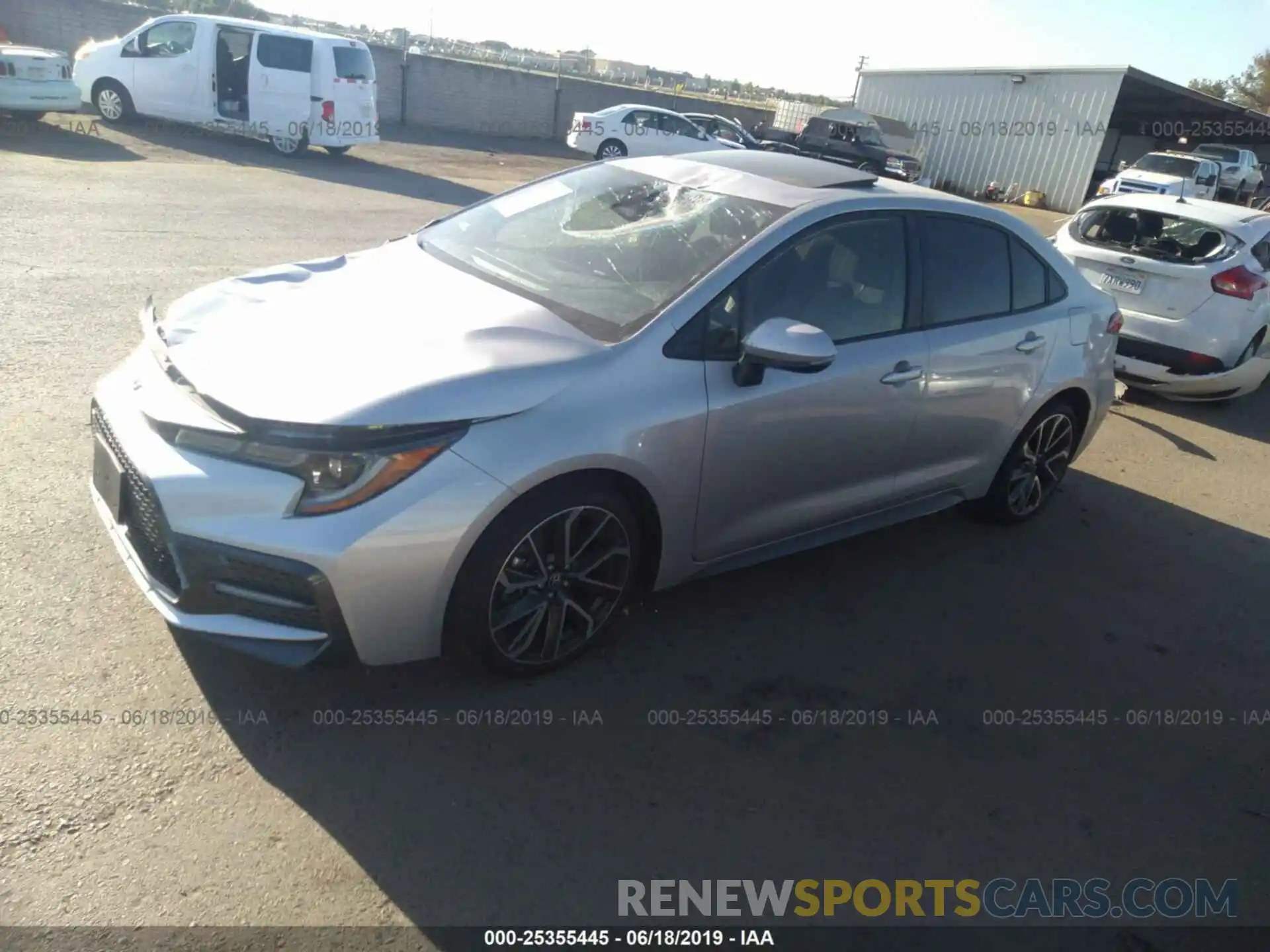 2 Photograph of a damaged car JTDP4RCE2LJ002233 TOYOTA COROLLA 2020