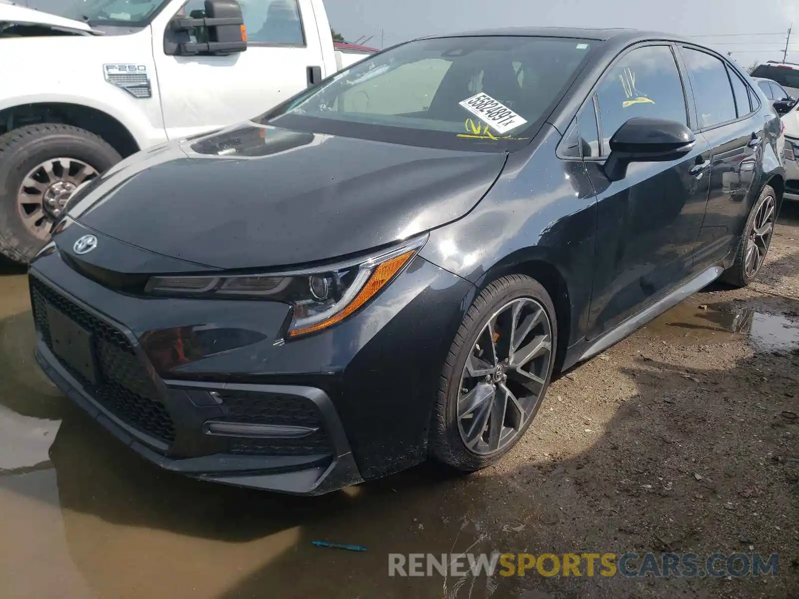 2 Photograph of a damaged car JTDP4RCE2LJ002295 TOYOTA COROLLA 2020