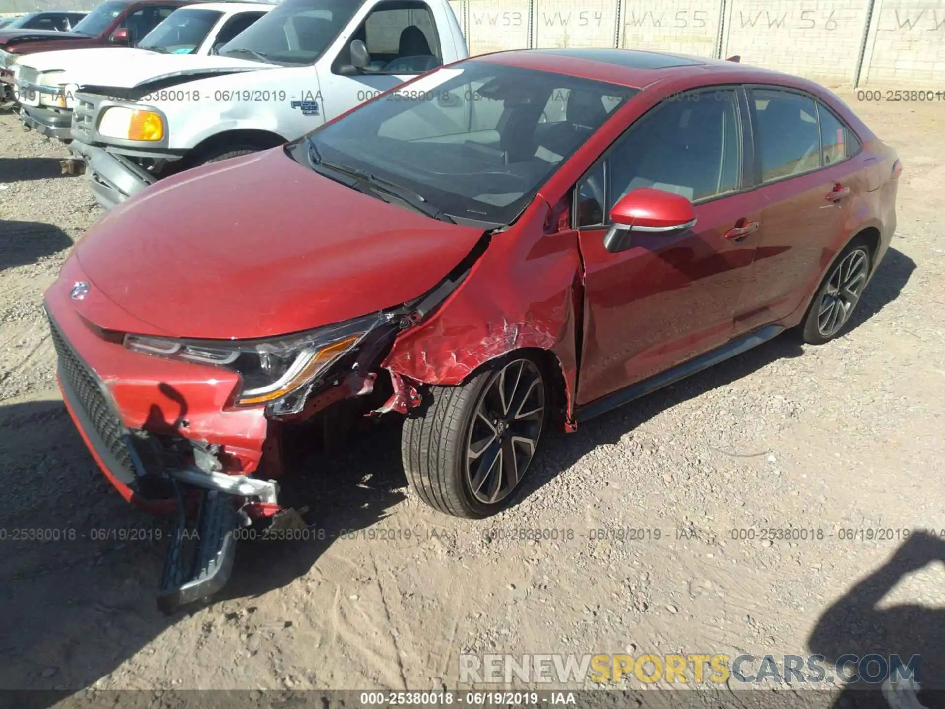 2 Photograph of a damaged car JTDP4RCE2LJ002782 TOYOTA COROLLA 2020