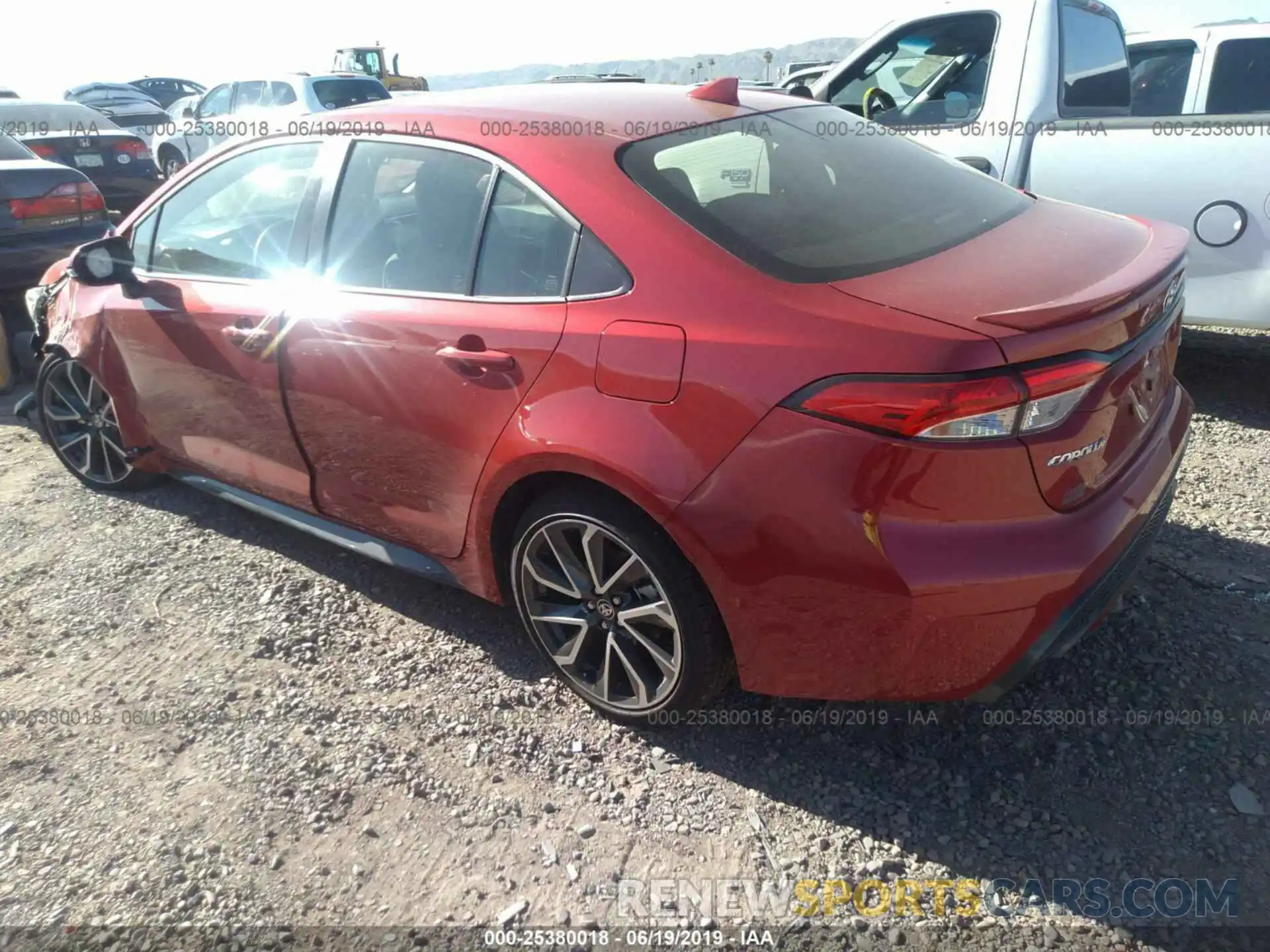 3 Photograph of a damaged car JTDP4RCE2LJ002782 TOYOTA COROLLA 2020