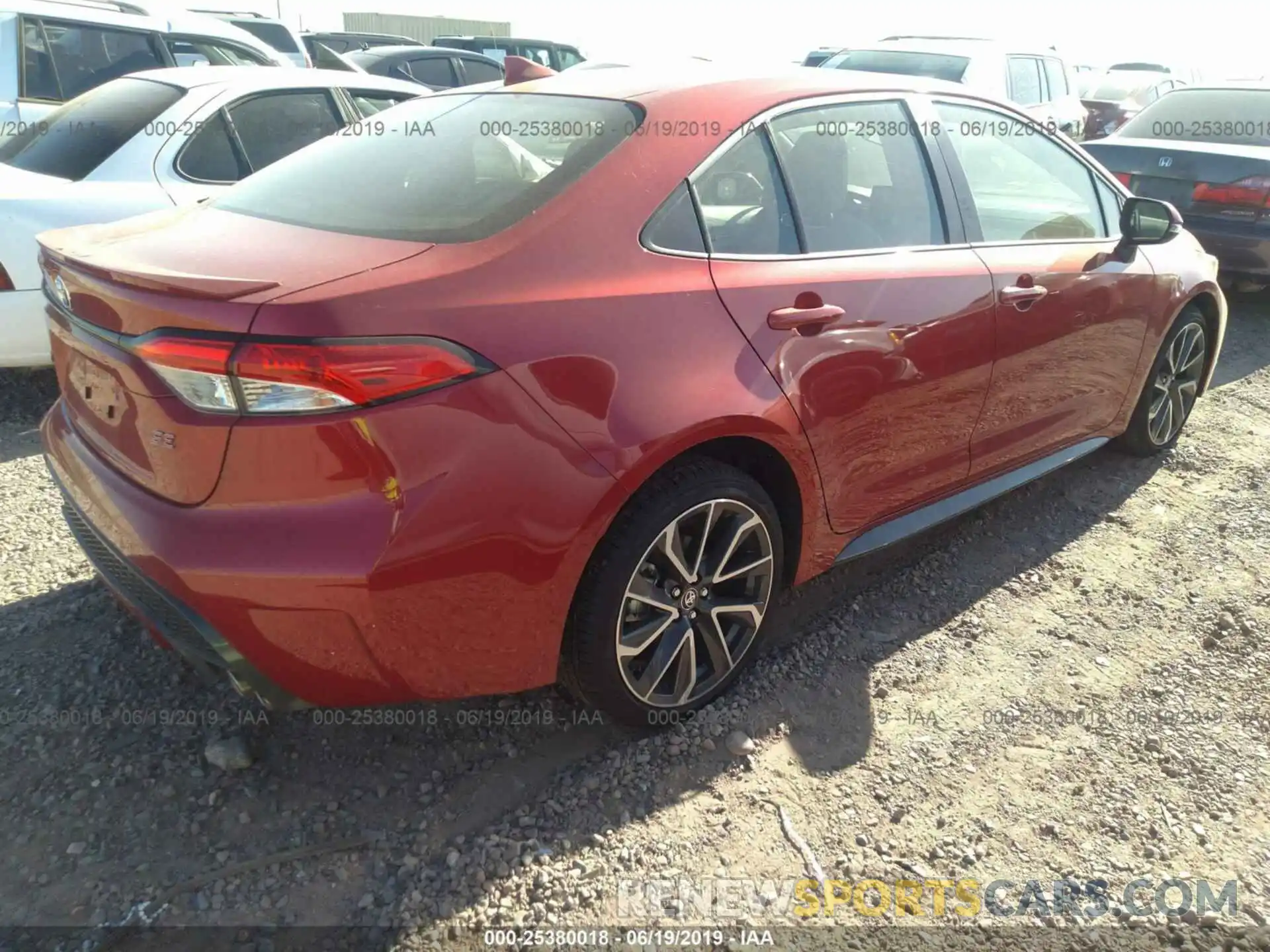 4 Photograph of a damaged car JTDP4RCE2LJ002782 TOYOTA COROLLA 2020