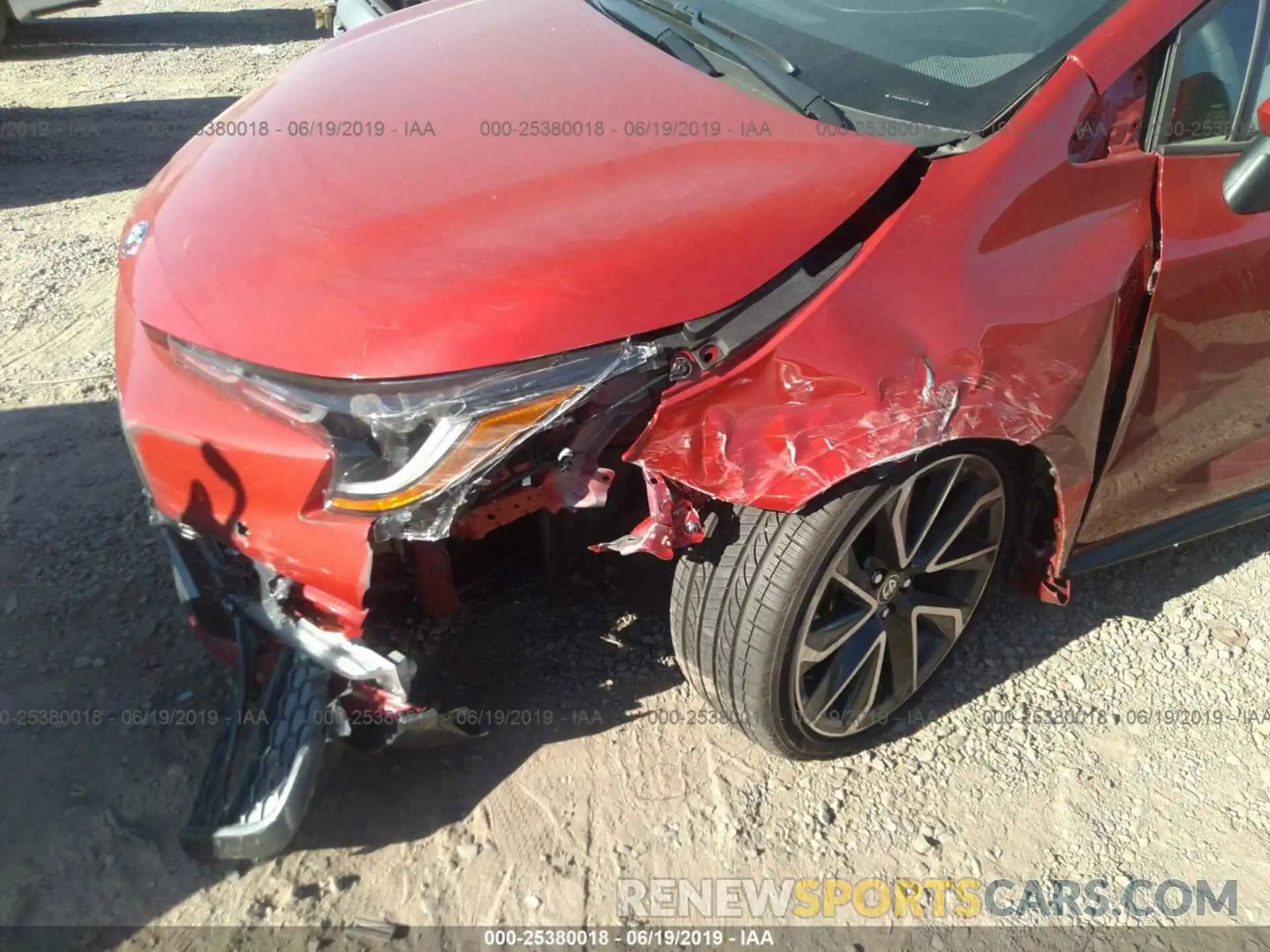 6 Photograph of a damaged car JTDP4RCE2LJ002782 TOYOTA COROLLA 2020