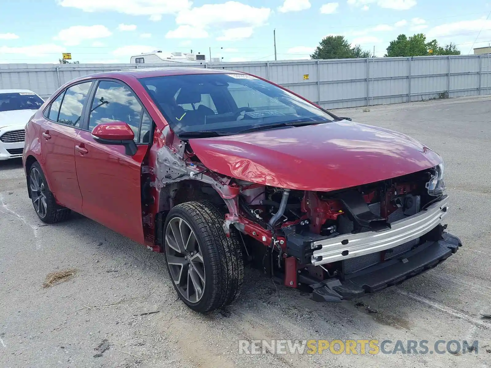 1 Photograph of a damaged car JTDP4RCE2LJ005407 TOYOTA COROLLA 2020