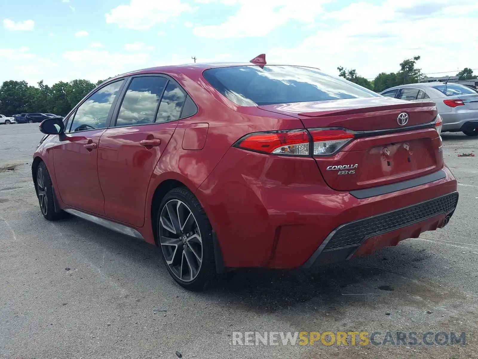 3 Photograph of a damaged car JTDP4RCE2LJ005407 TOYOTA COROLLA 2020