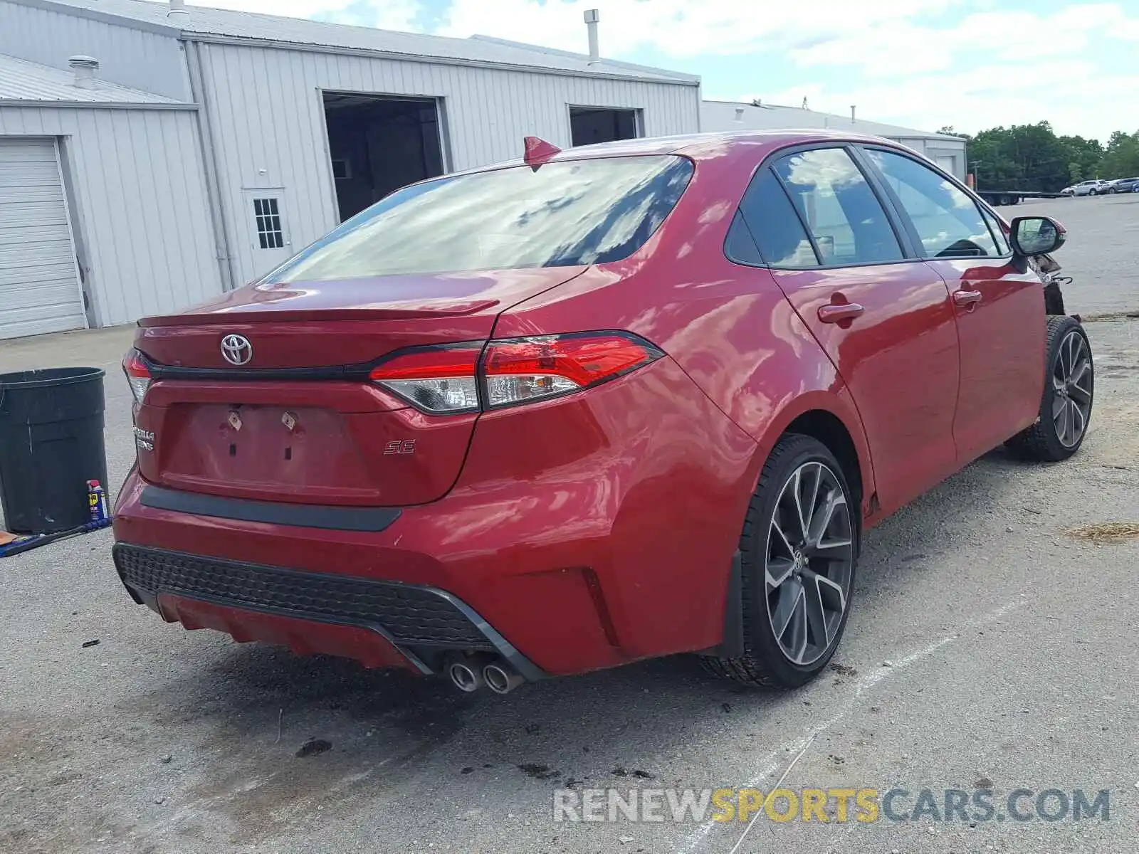 4 Photograph of a damaged car JTDP4RCE2LJ005407 TOYOTA COROLLA 2020