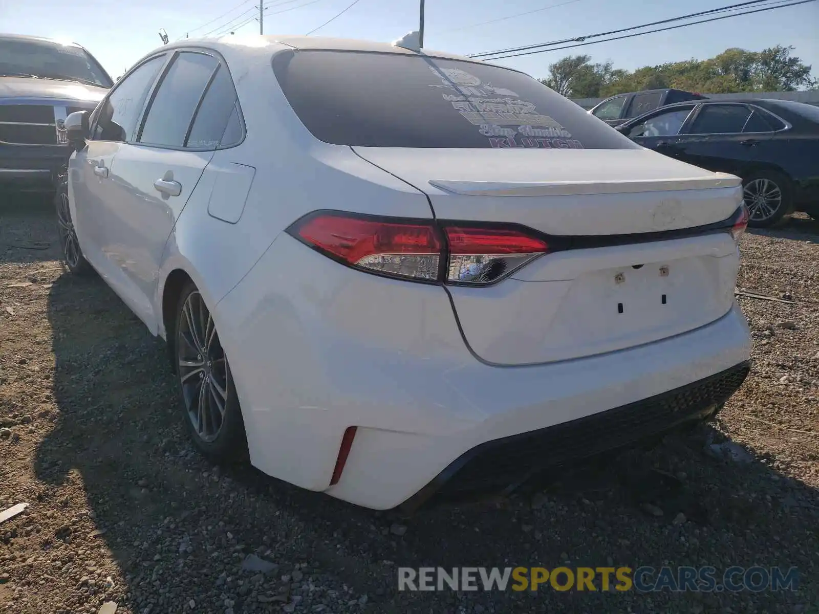 3 Photograph of a damaged car JTDP4RCE2LJ006718 TOYOTA COROLLA 2020