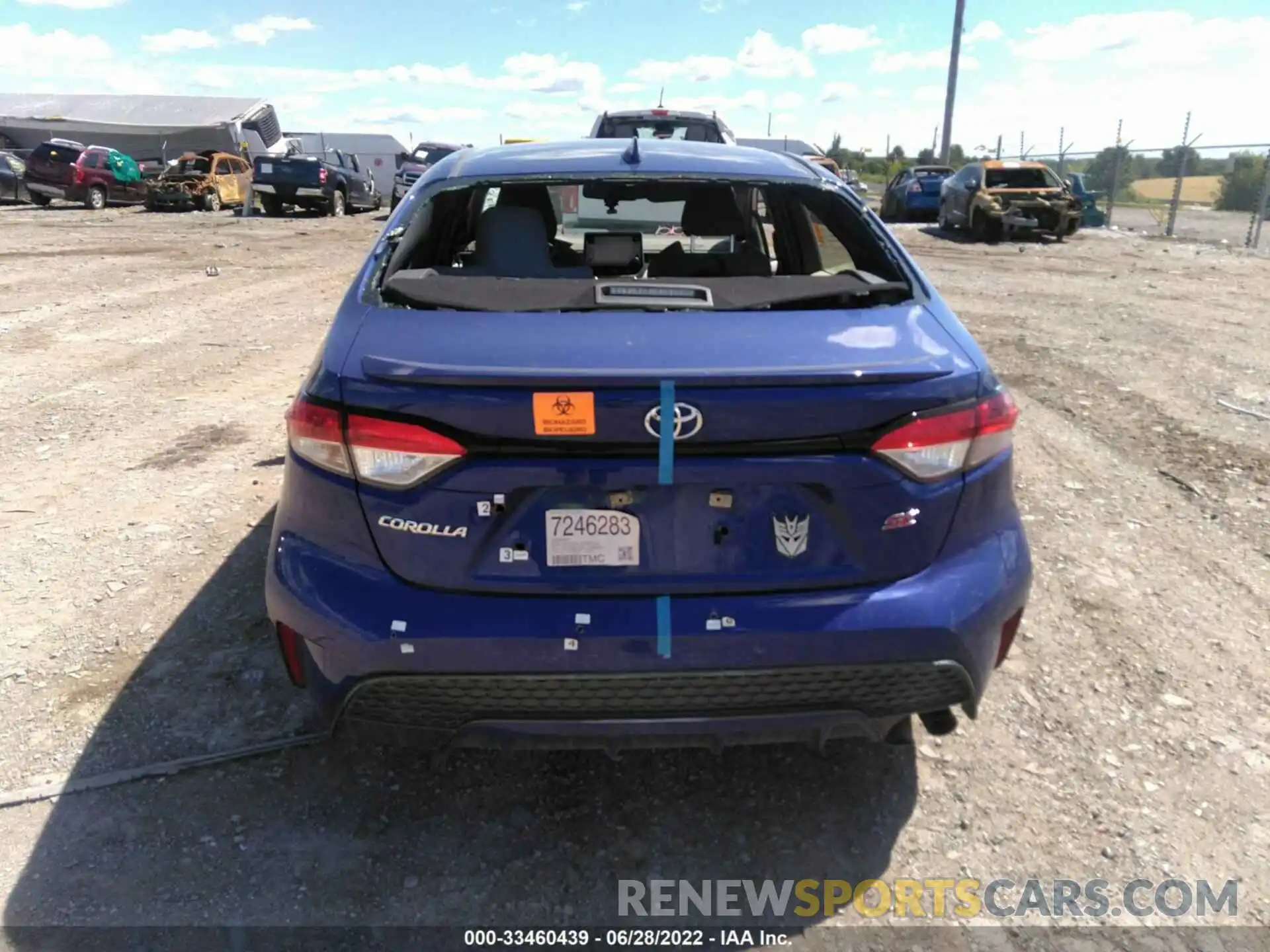 6 Photograph of a damaged car JTDP4RCE2LJ008033 TOYOTA COROLLA 2020