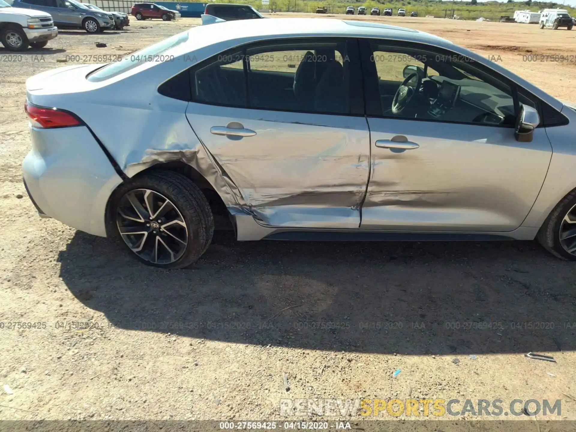 6 Photograph of a damaged car JTDP4RCE2LJ011644 TOYOTA COROLLA 2020