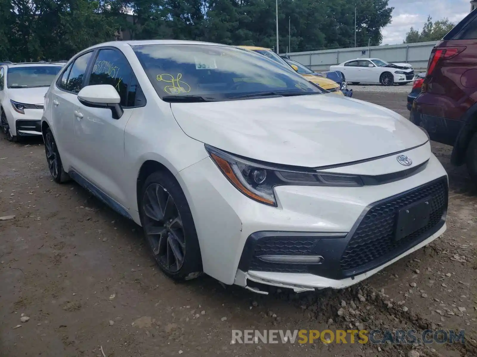 1 Photograph of a damaged car JTDP4RCE2LJ013748 TOYOTA COROLLA 2020