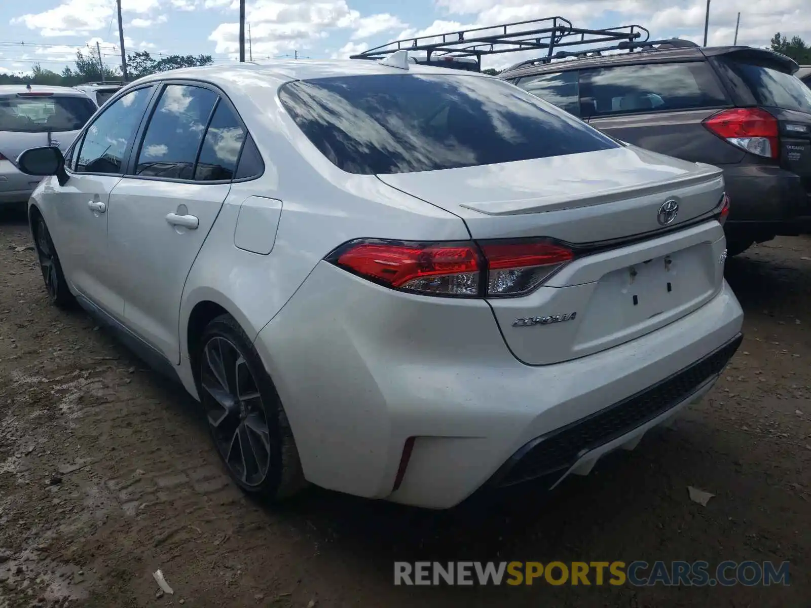 3 Photograph of a damaged car JTDP4RCE2LJ013748 TOYOTA COROLLA 2020