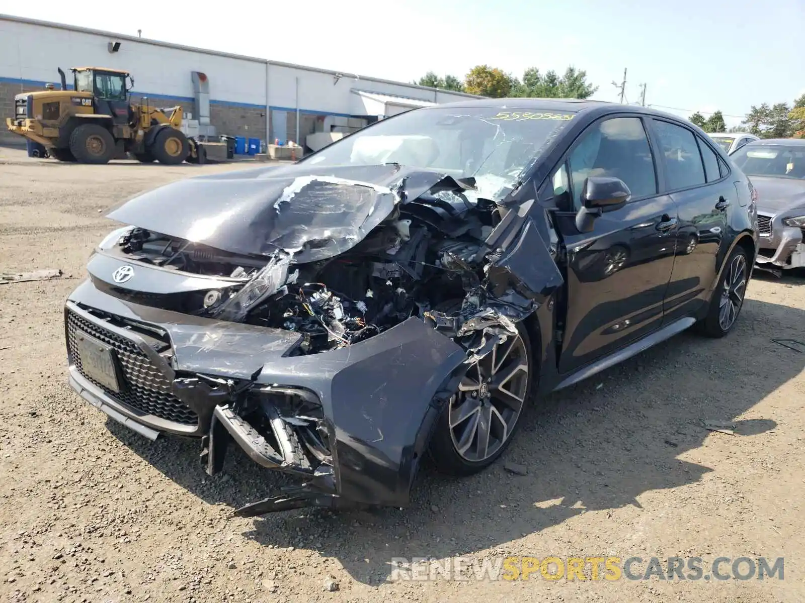 2 Photograph of a damaged car JTDP4RCE2LJ016357 TOYOTA COROLLA 2020