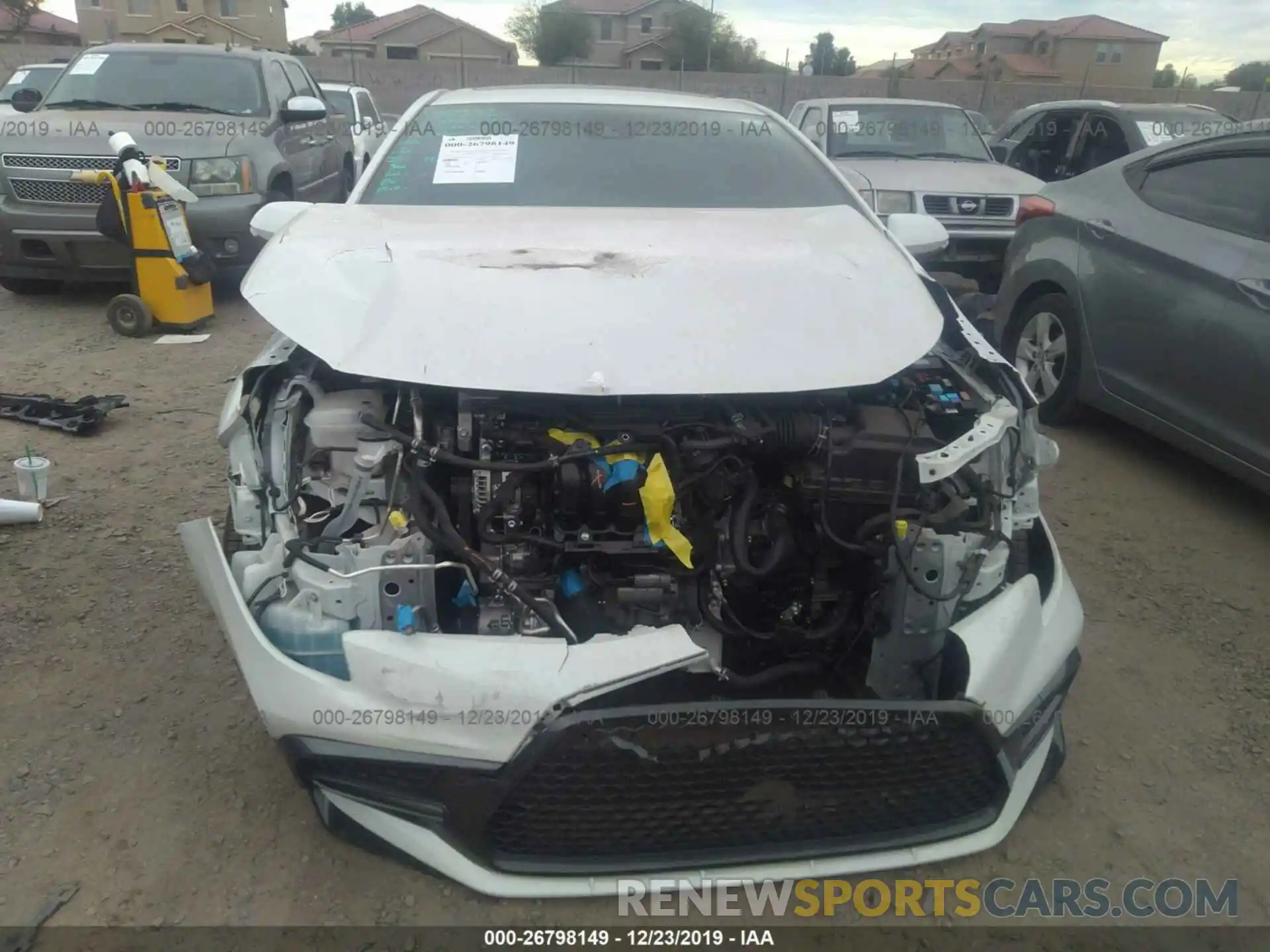 6 Photograph of a damaged car JTDP4RCE2LJ016794 TOYOTA COROLLA 2020