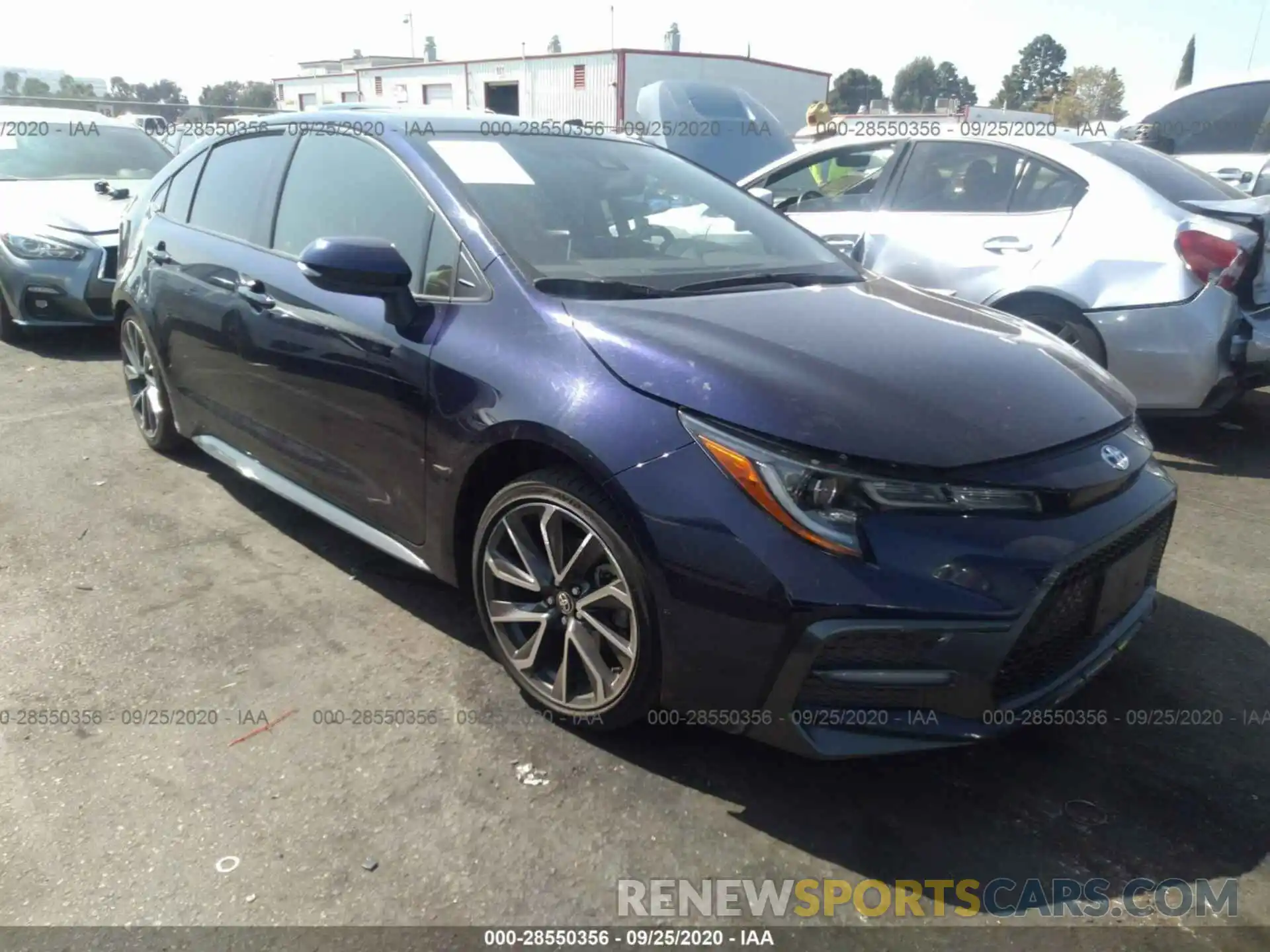 1 Photograph of a damaged car JTDP4RCE2LJ017220 TOYOTA COROLLA 2020