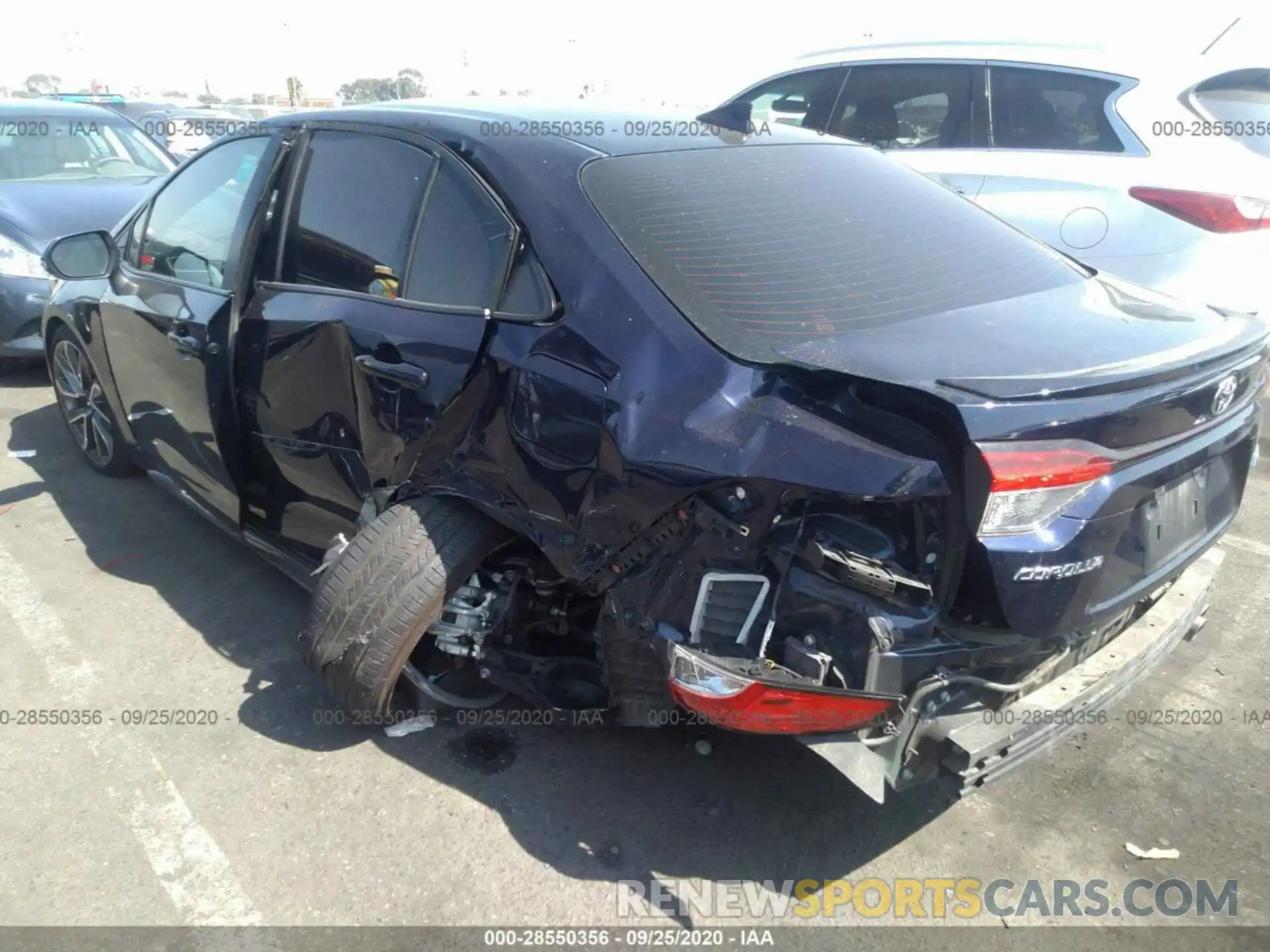 3 Photograph of a damaged car JTDP4RCE2LJ017220 TOYOTA COROLLA 2020