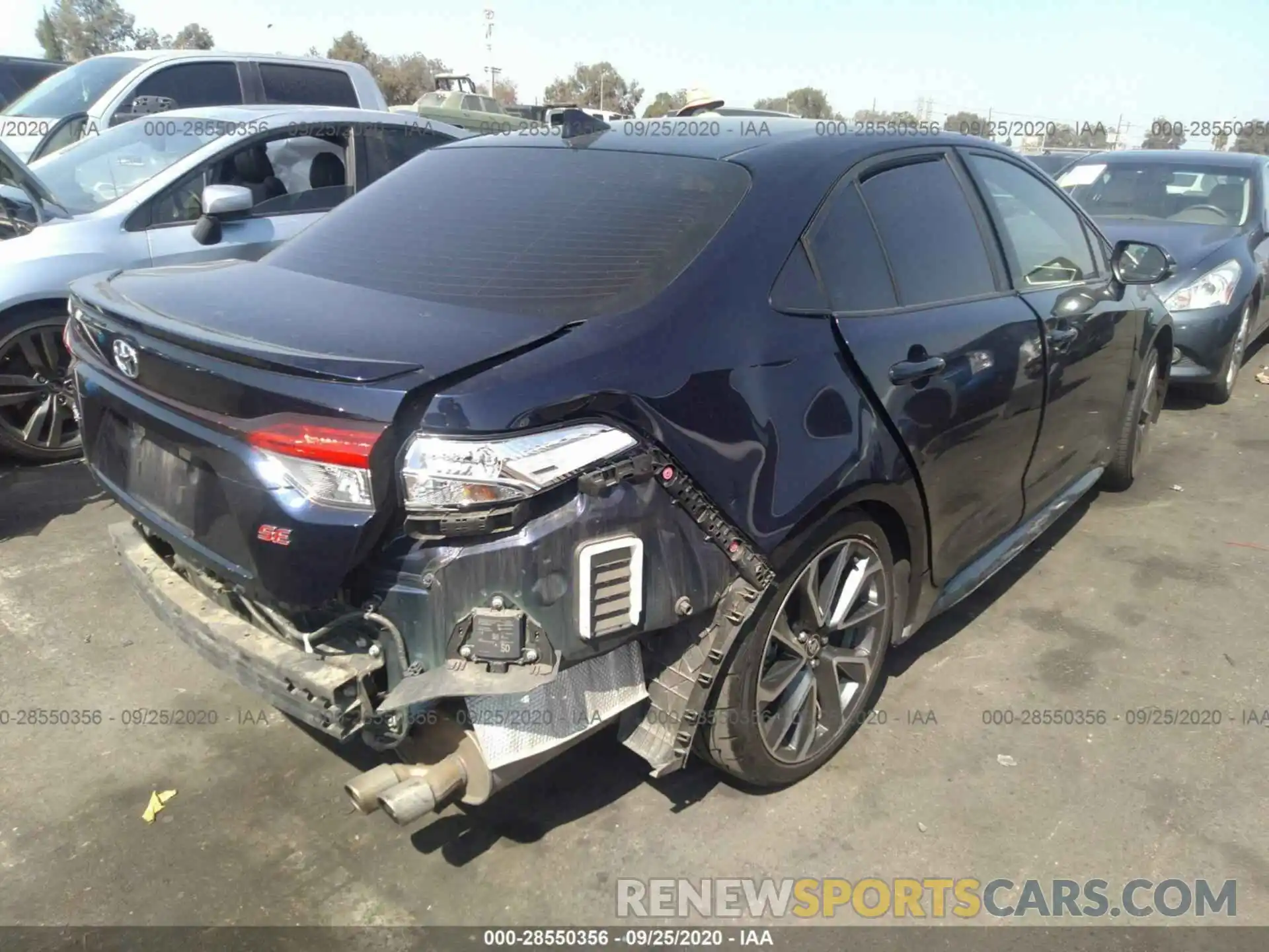 4 Photograph of a damaged car JTDP4RCE2LJ017220 TOYOTA COROLLA 2020