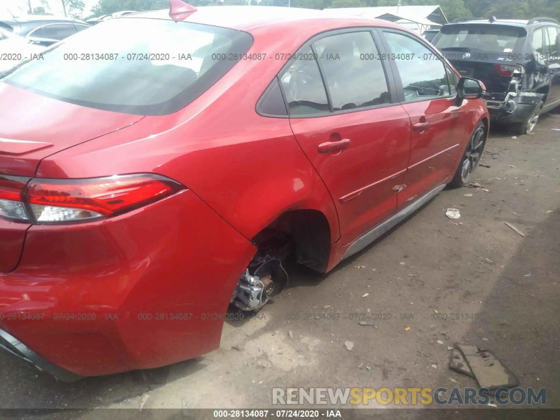 6 Photograph of a damaged car JTDP4RCE2LJ018223 TOYOTA COROLLA 2020