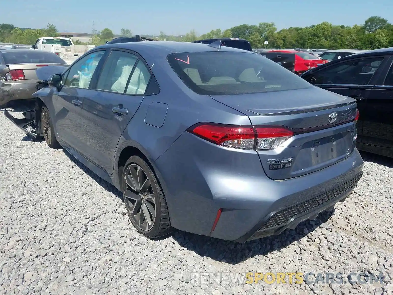 3 Photograph of a damaged car JTDP4RCE2LJ023583 TOYOTA COROLLA 2020