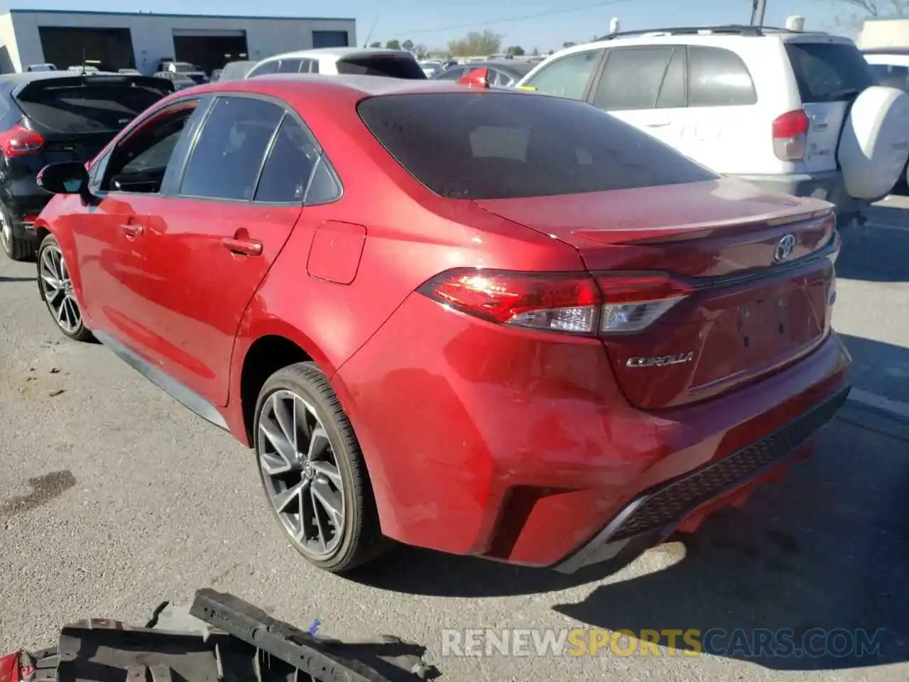 3 Photograph of a damaged car JTDP4RCE2LJ026788 TOYOTA COROLLA 2020