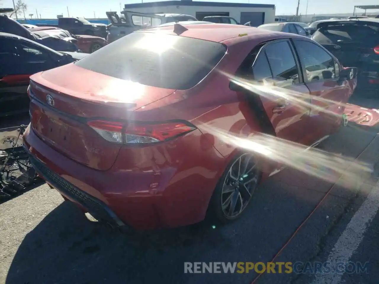 4 Photograph of a damaged car JTDP4RCE2LJ026788 TOYOTA COROLLA 2020