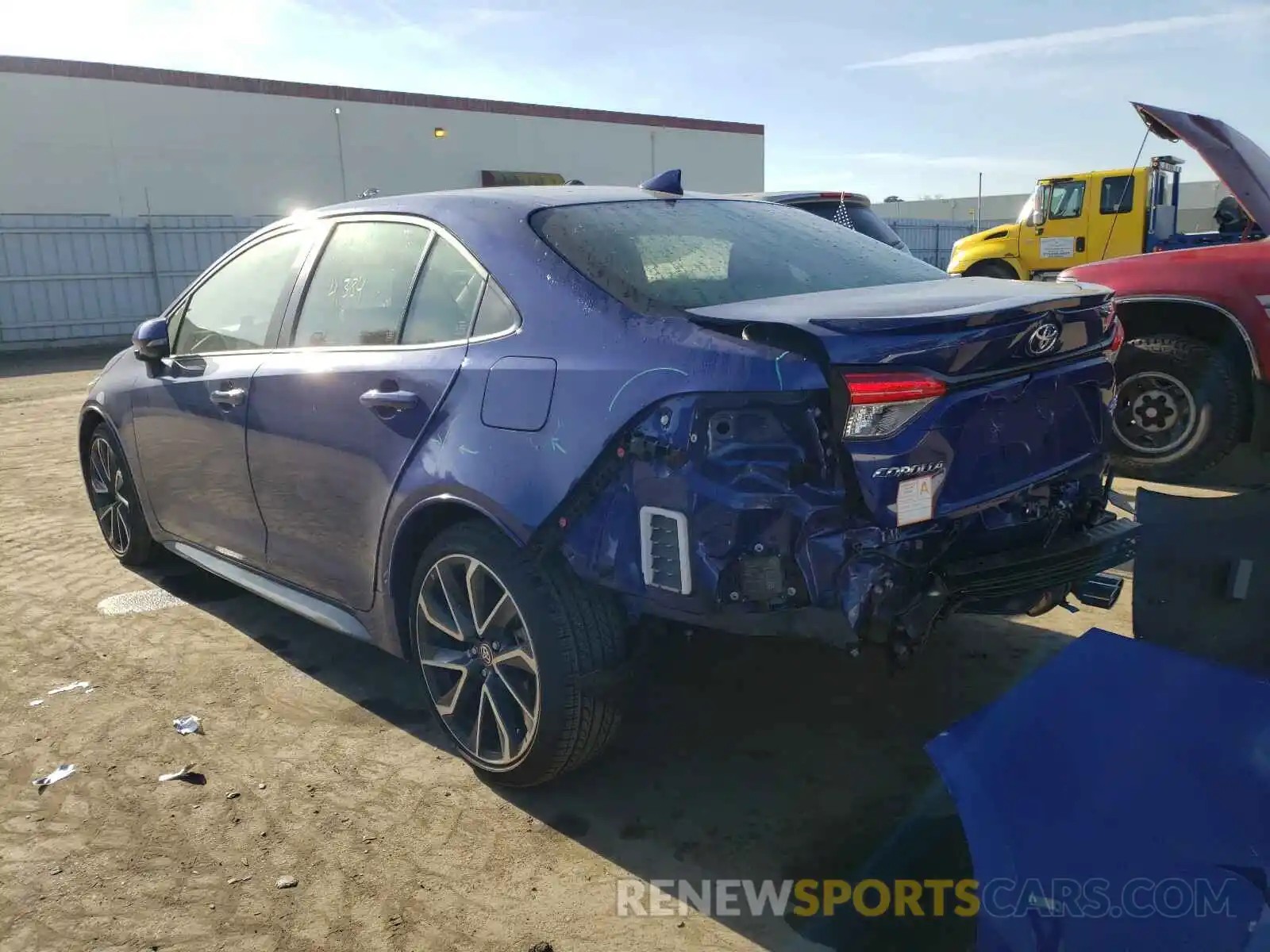 3 Photograph of a damaged car JTDP4RCE2LJ028301 TOYOTA COROLLA 2020