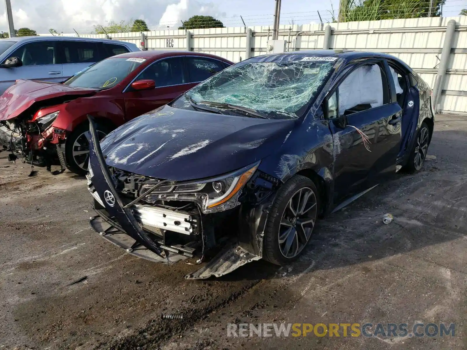 2 Photograph of a damaged car JTDP4RCE2LJ031019 TOYOTA COROLLA 2020