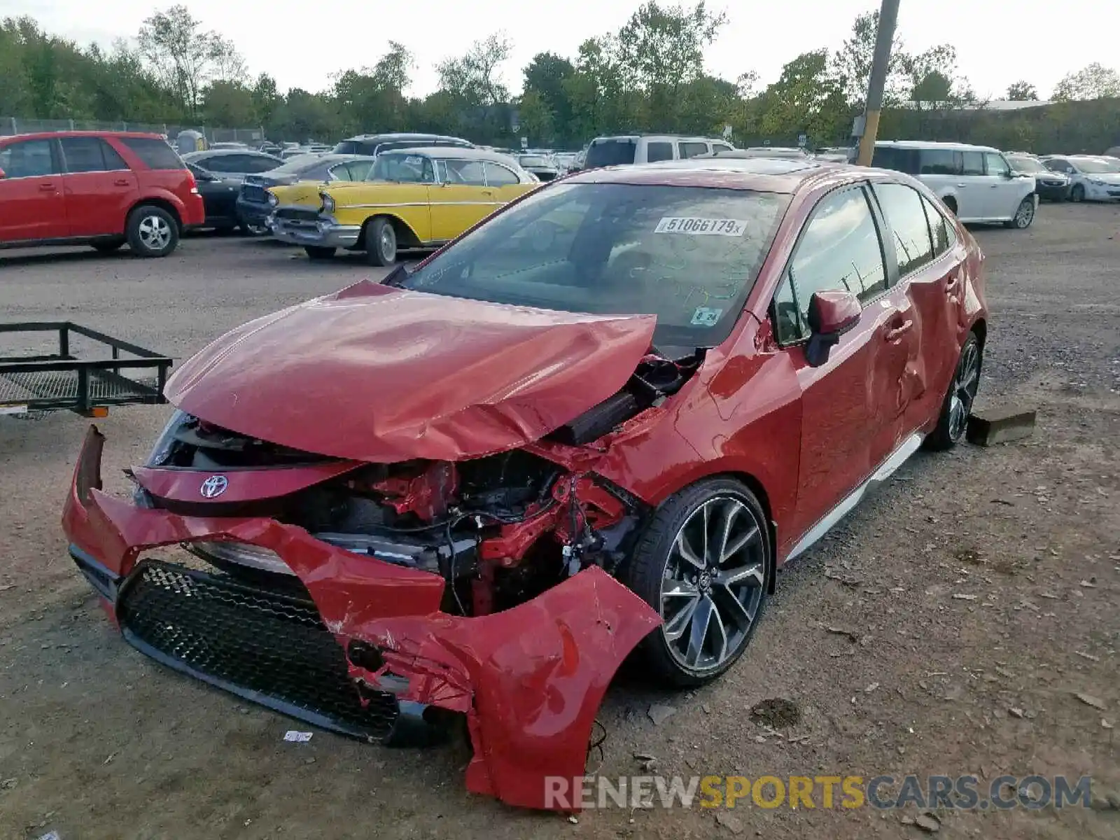 2 Photograph of a damaged car JTDP4RCE2LJ031909 TOYOTA COROLLA 2020