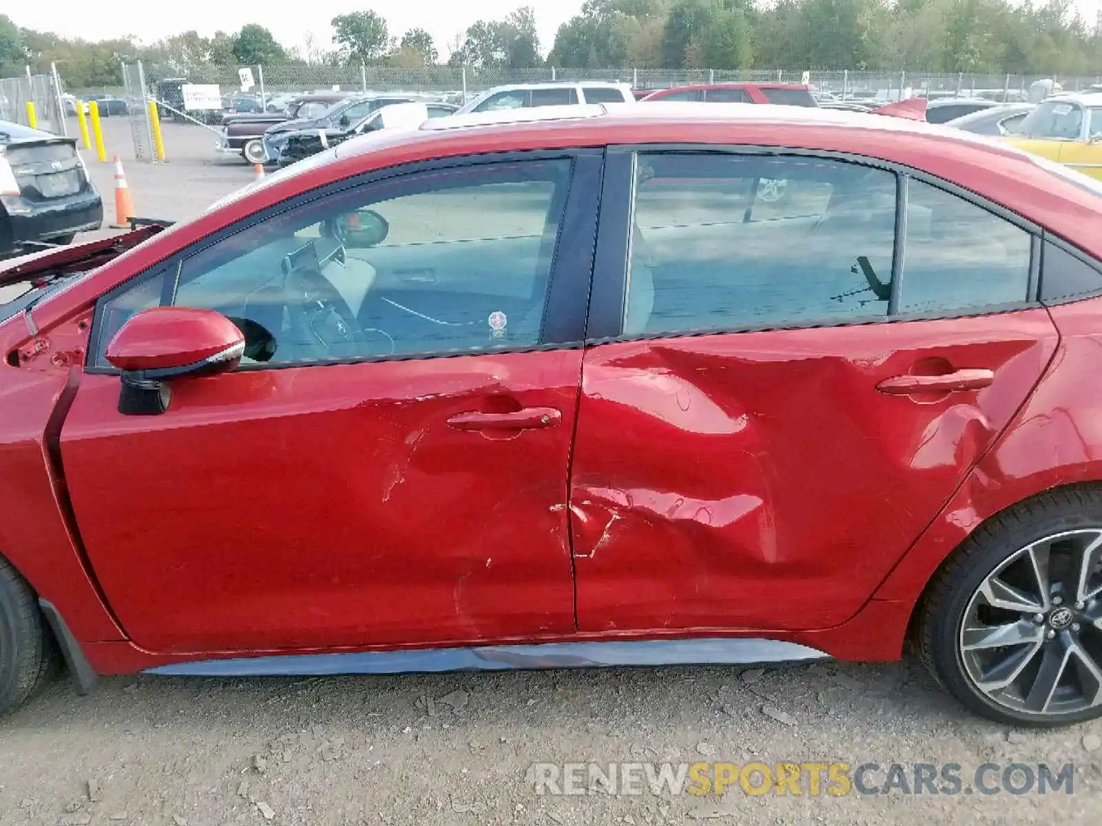 9 Photograph of a damaged car JTDP4RCE2LJ031909 TOYOTA COROLLA 2020