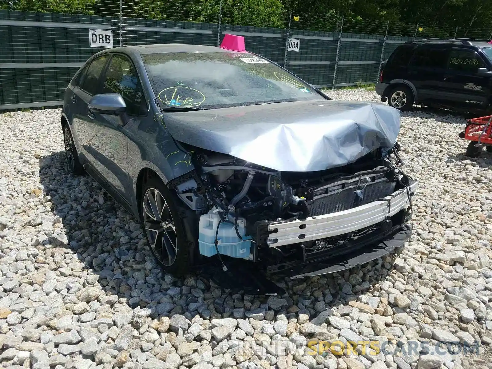 1 Photograph of a damaged car JTDP4RCE2LJ034132 TOYOTA COROLLA 2020