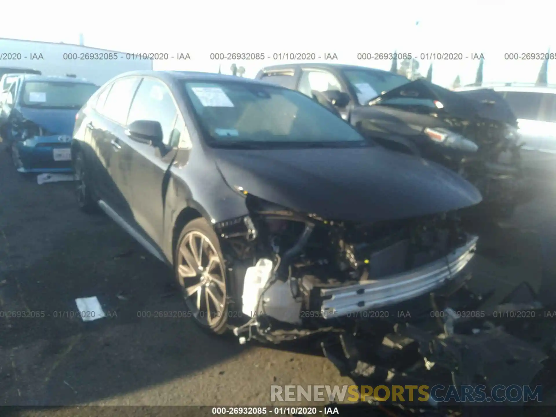 1 Photograph of a damaged car JTDP4RCE2LJ035457 TOYOTA COROLLA 2020