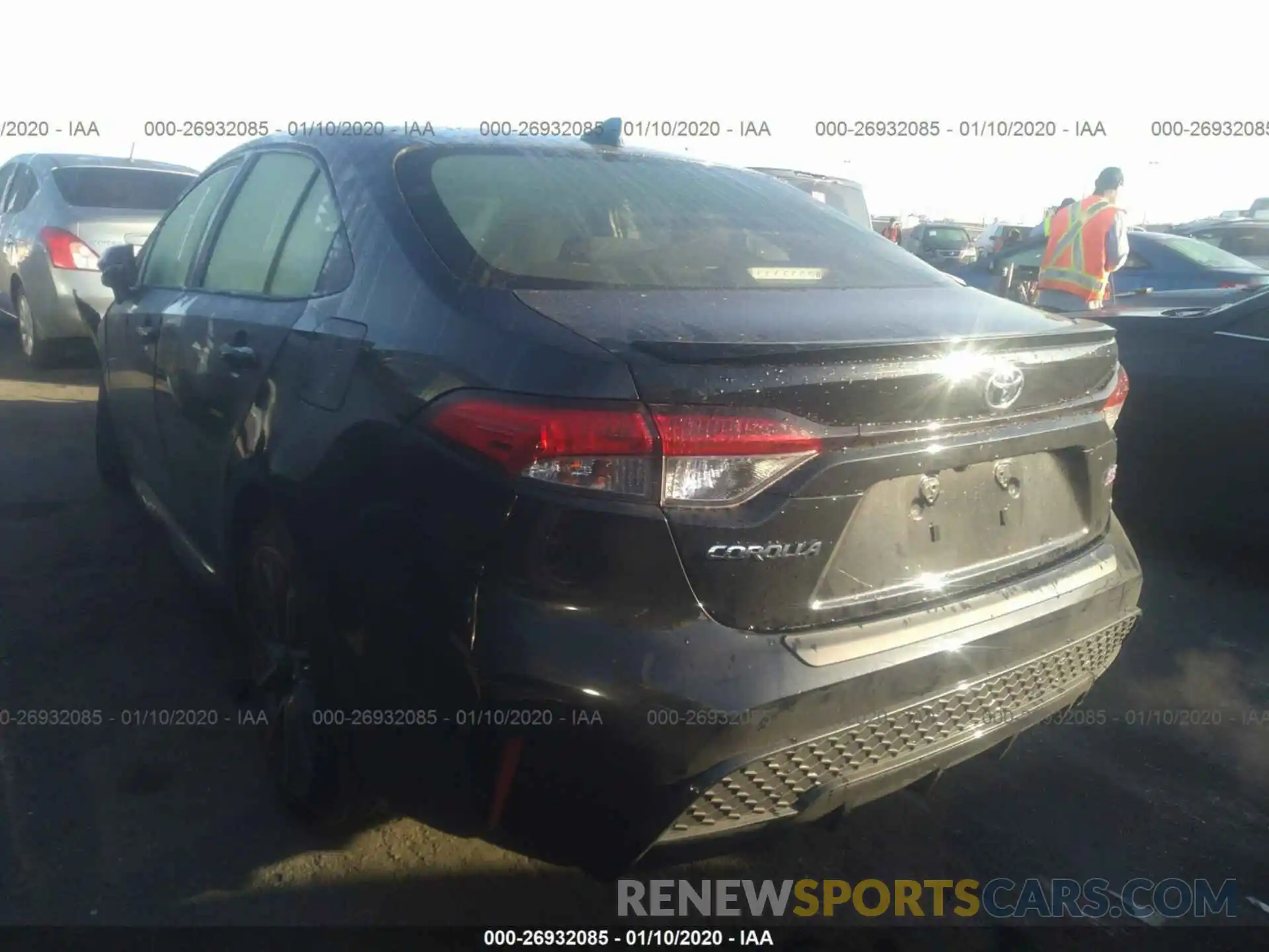 3 Photograph of a damaged car JTDP4RCE2LJ035457 TOYOTA COROLLA 2020