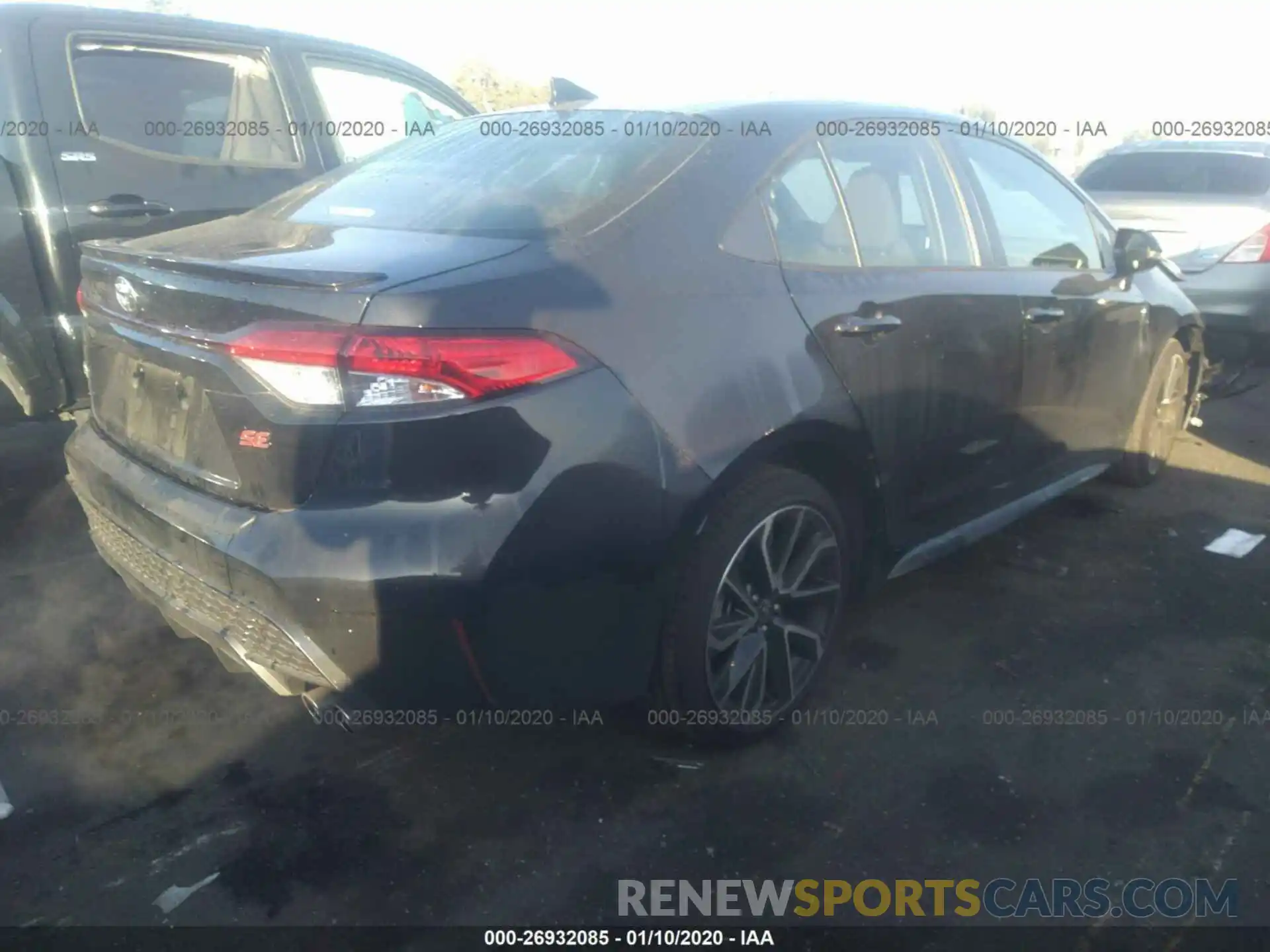 4 Photograph of a damaged car JTDP4RCE2LJ035457 TOYOTA COROLLA 2020