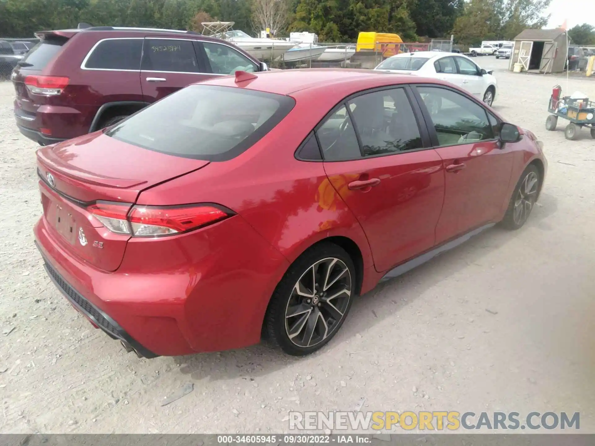 4 Photograph of a damaged car JTDP4RCE2LJ038665 TOYOTA COROLLA 2020