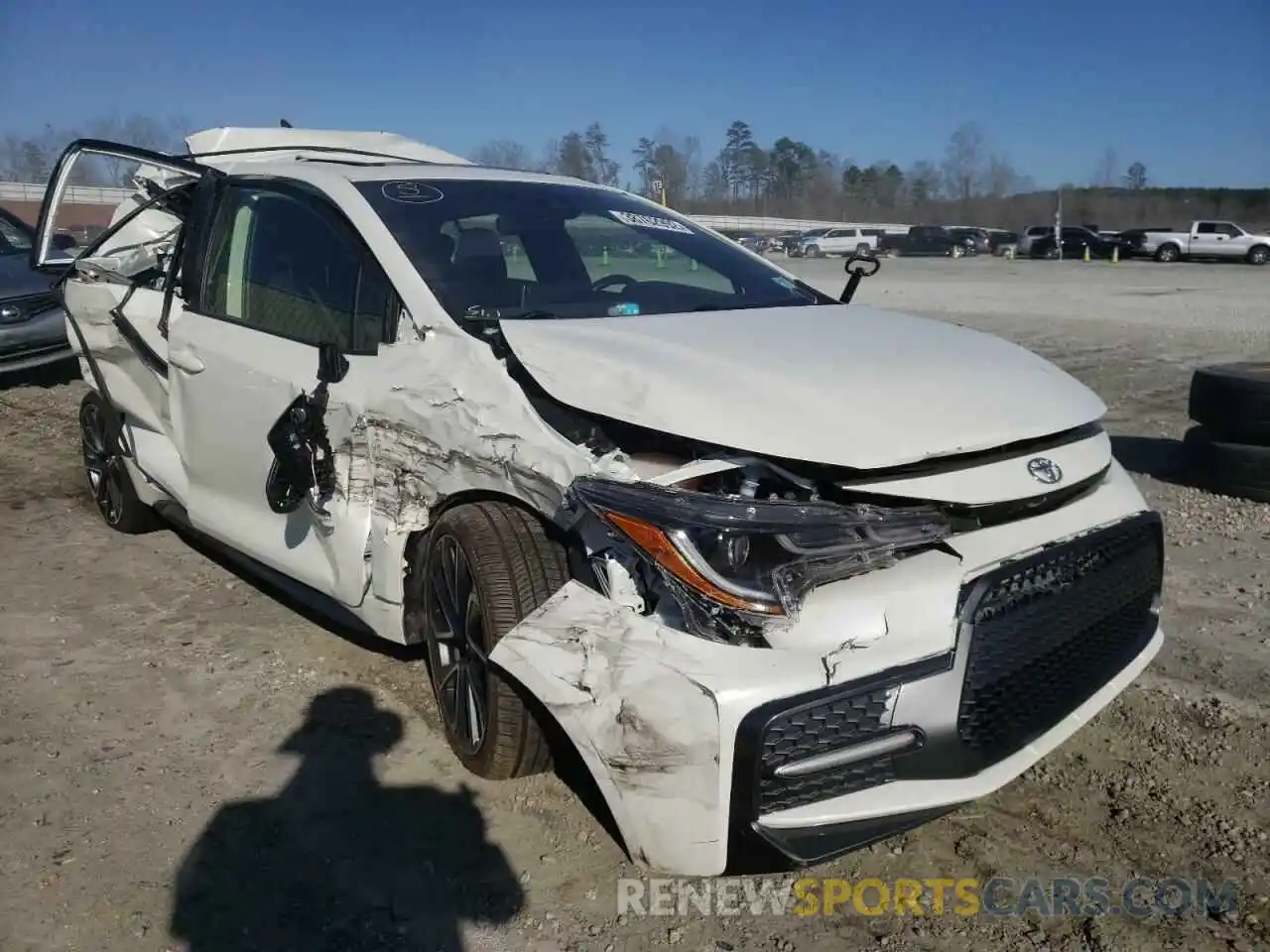 1 Photograph of a damaged car JTDP4RCE2LJ043509 TOYOTA COROLLA 2020