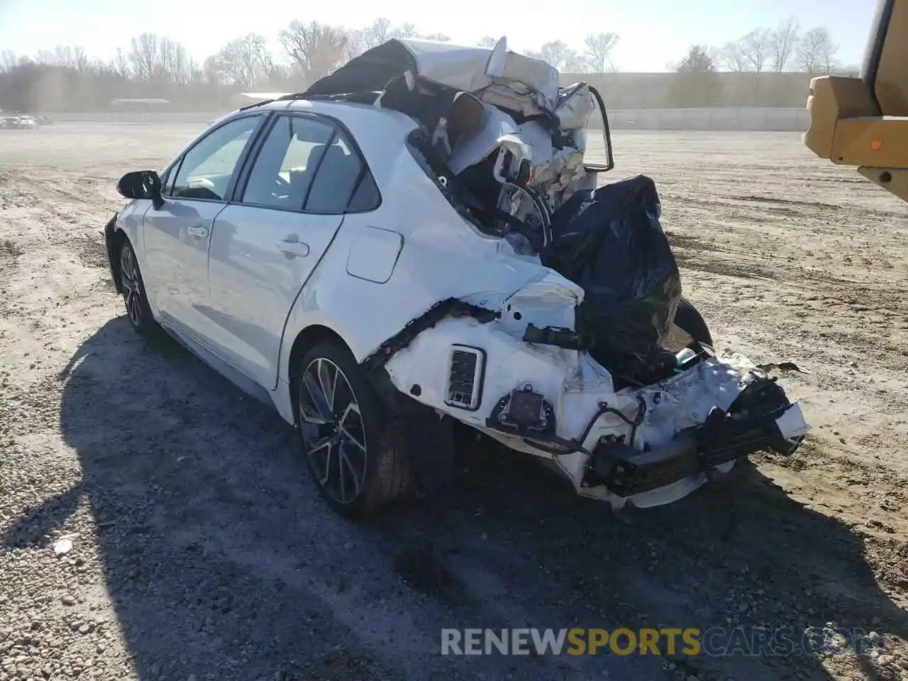 3 Photograph of a damaged car JTDP4RCE2LJ043509 TOYOTA COROLLA 2020