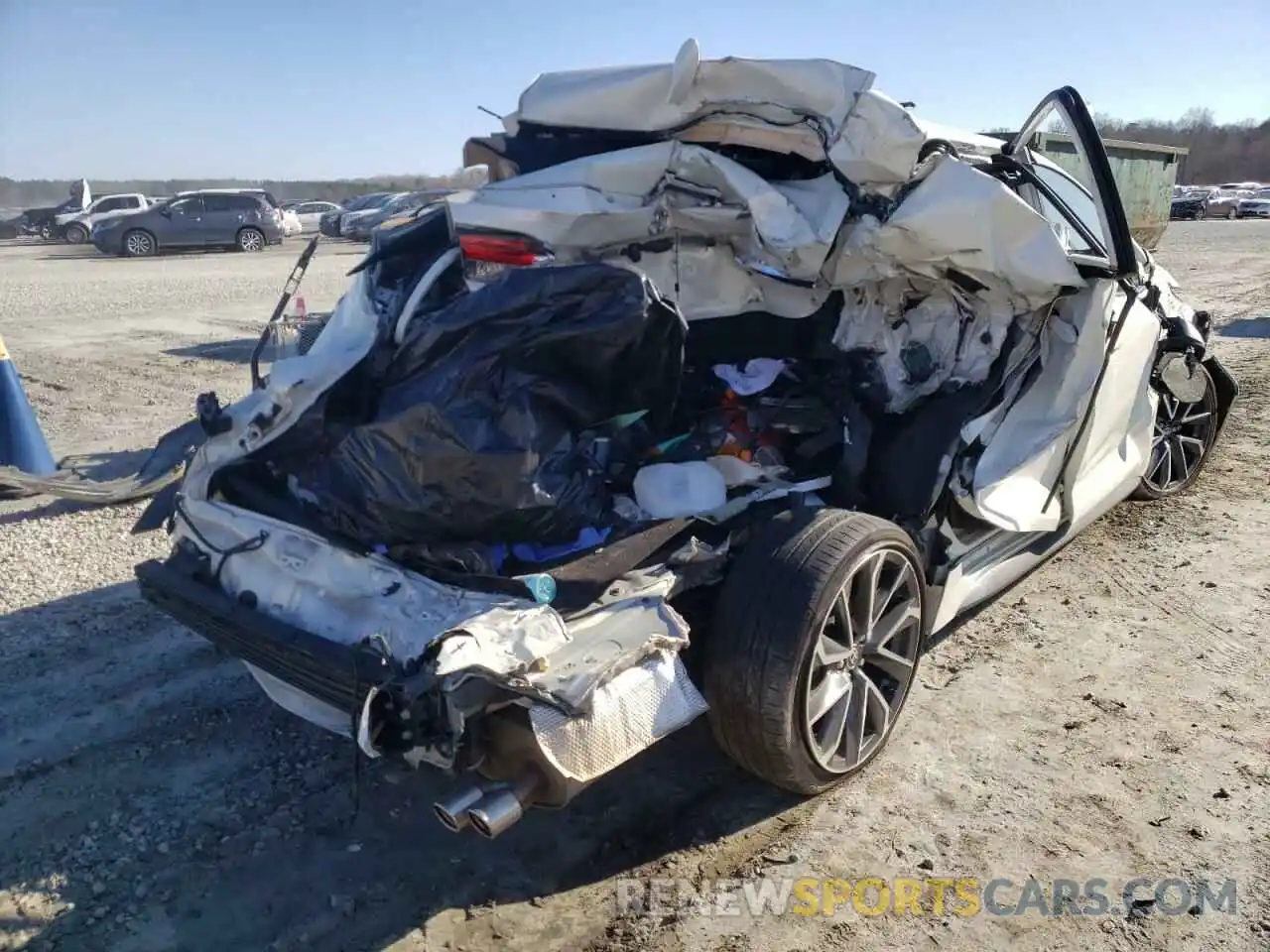 4 Photograph of a damaged car JTDP4RCE2LJ043509 TOYOTA COROLLA 2020