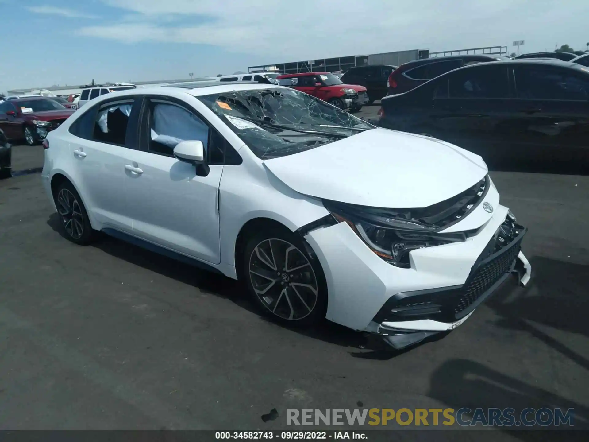 1 Photograph of a damaged car JTDP4RCE3LJ002905 TOYOTA COROLLA 2020