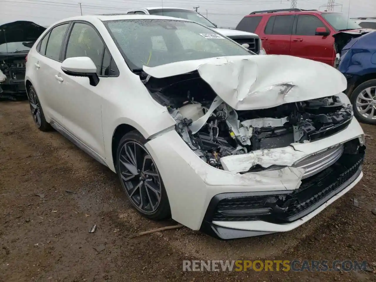 1 Photograph of a damaged car JTDP4RCE3LJ002984 TOYOTA COROLLA 2020