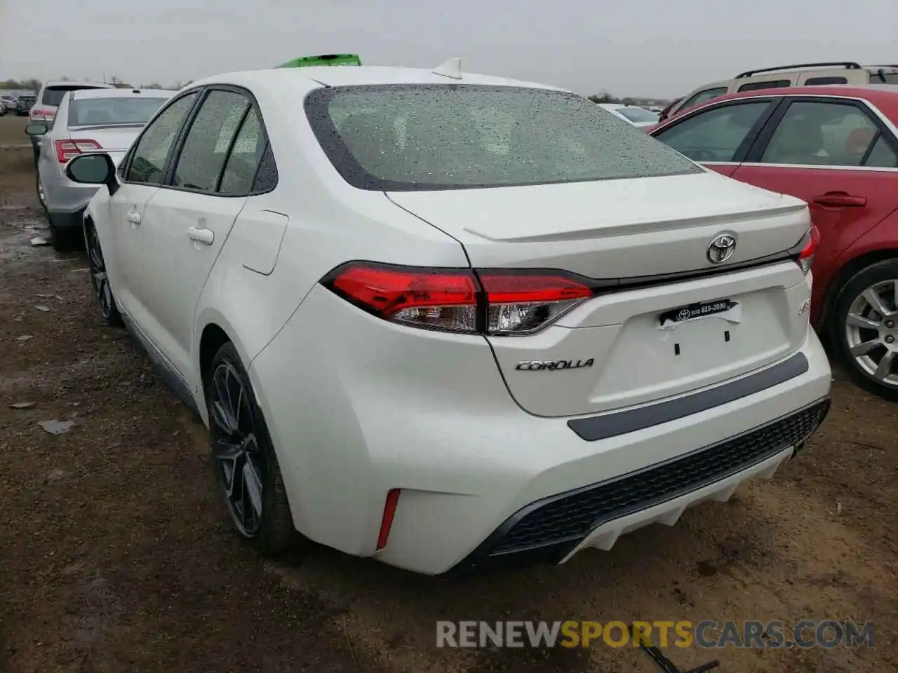 3 Photograph of a damaged car JTDP4RCE3LJ002984 TOYOTA COROLLA 2020