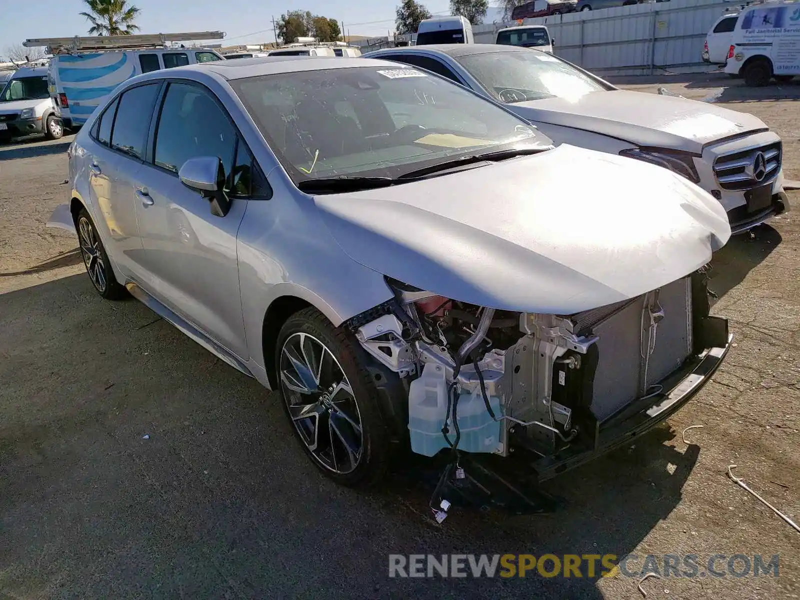 1 Photograph of a damaged car JTDP4RCE3LJ004900 TOYOTA COROLLA 2020