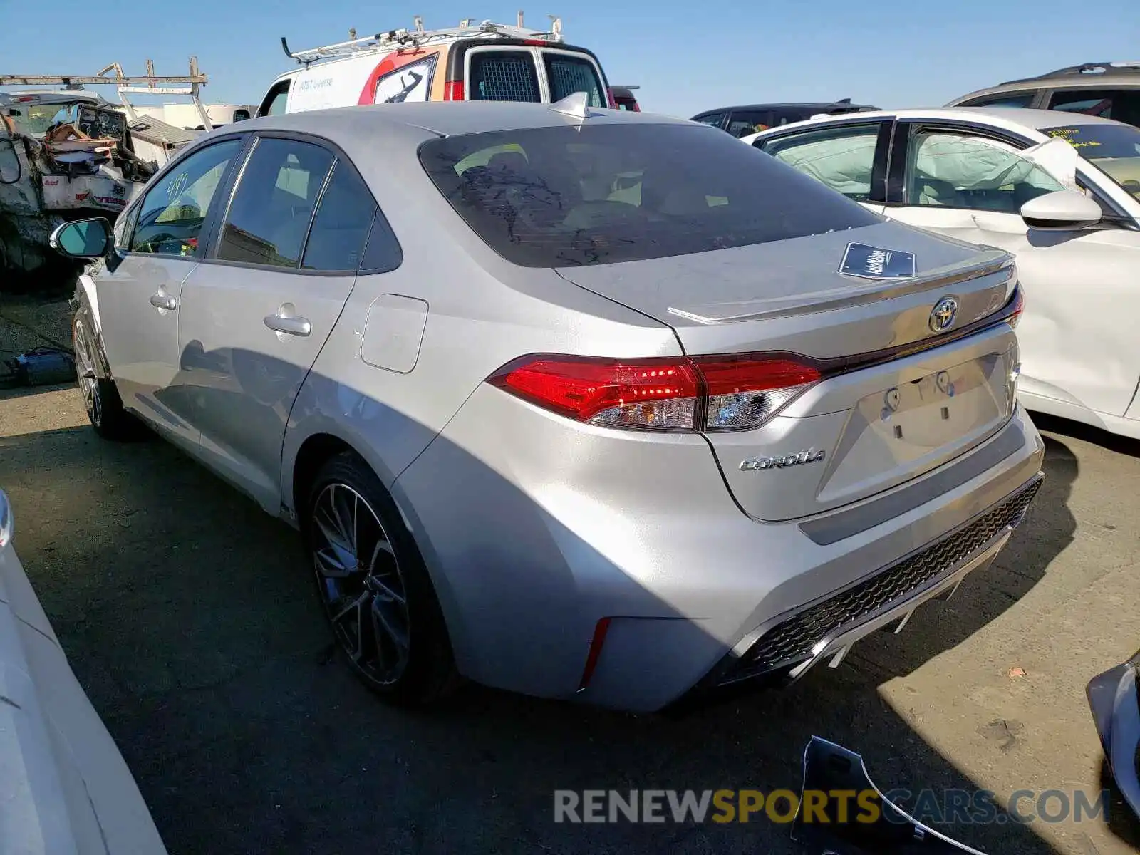 3 Photograph of a damaged car JTDP4RCE3LJ004900 TOYOTA COROLLA 2020