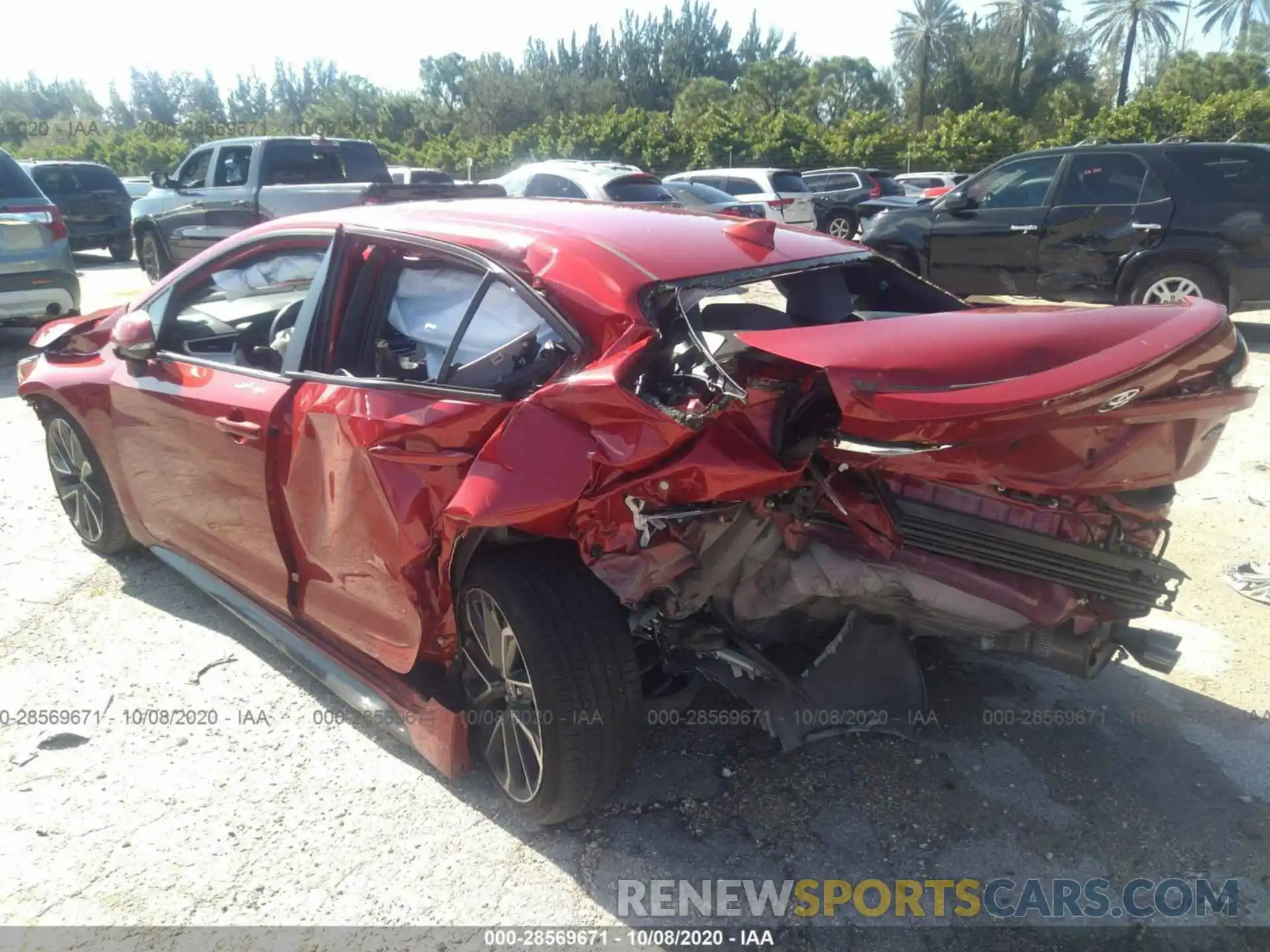 6 Photograph of a damaged car JTDP4RCE3LJ005058 TOYOTA COROLLA 2020